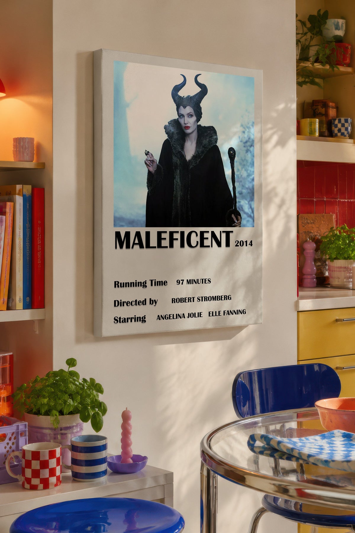 MALEFICENT 2014 Film Kanvas Tablo