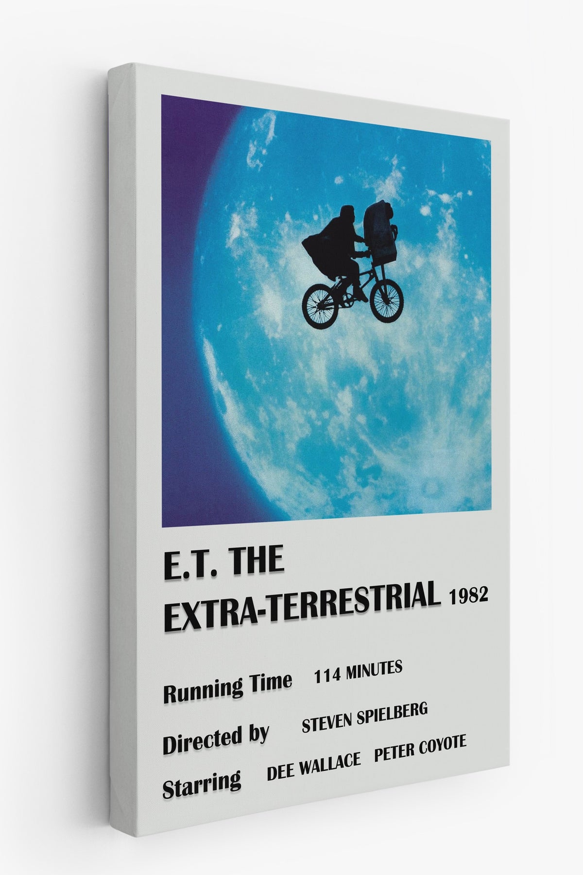 E.T. THE EXTRA-TERRESTRIAL 1982 Film Kanvas Tablo