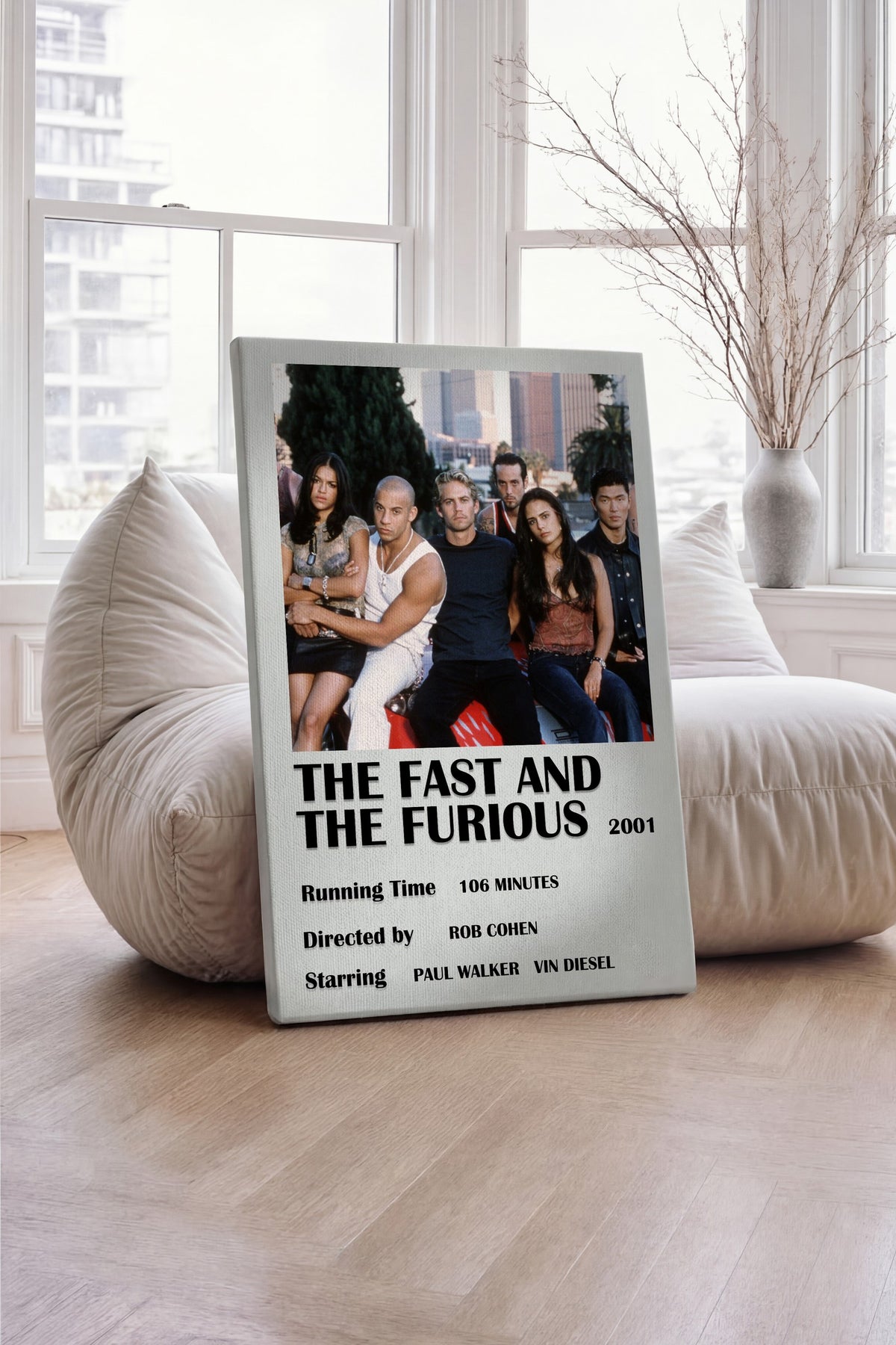 THE FAST AND THE FURIOUS Film Kanvas Tablo