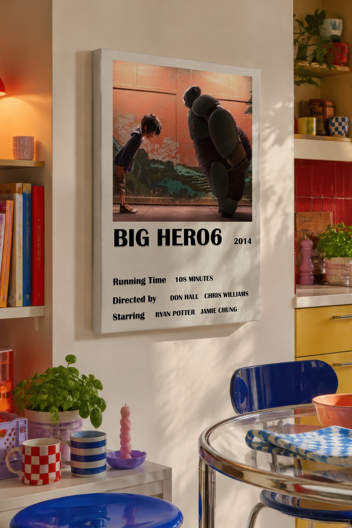 BIG HERO6 Film Kanvas Tablo
