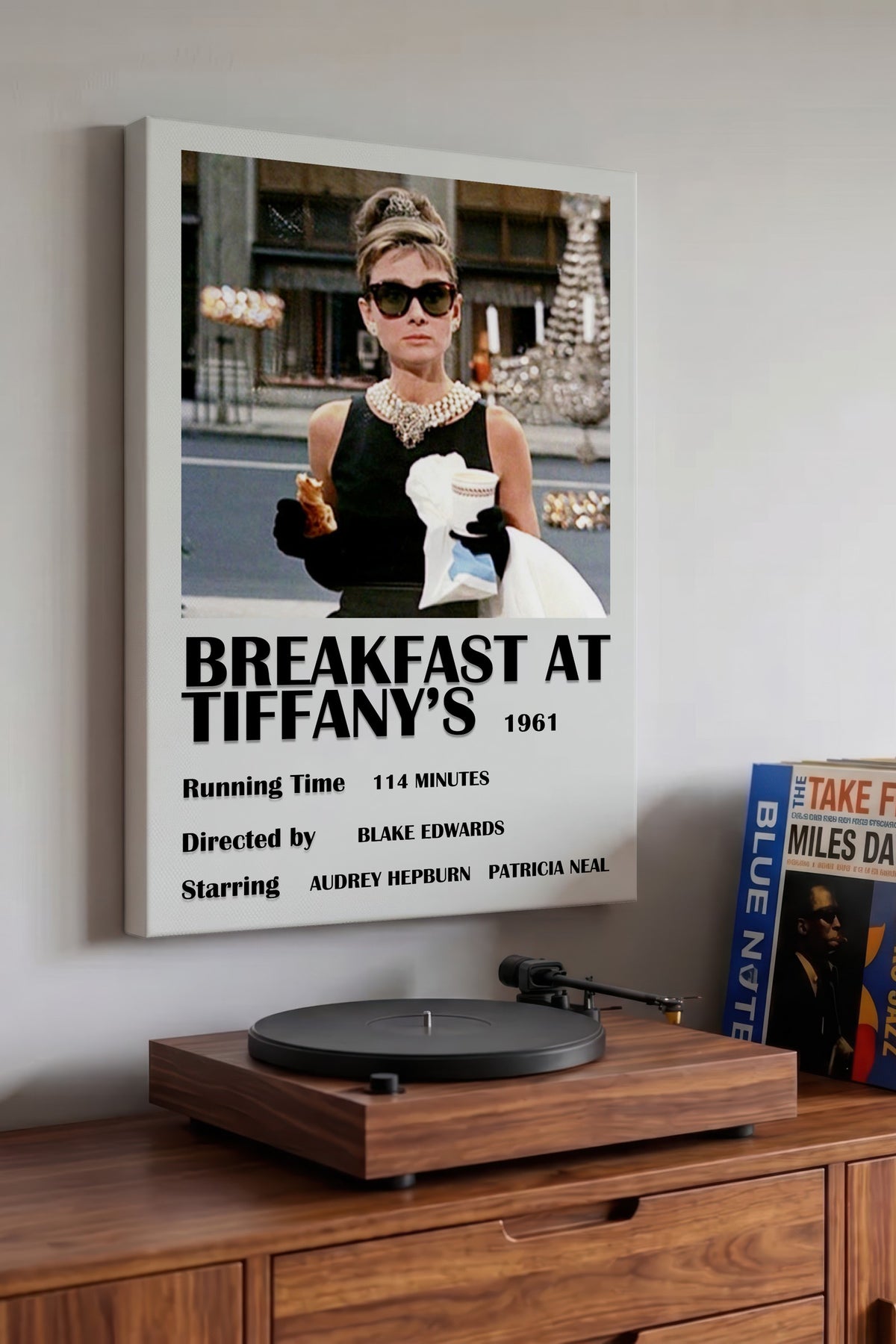 Breakfast at Tiffany's Film Kanvas Tablo