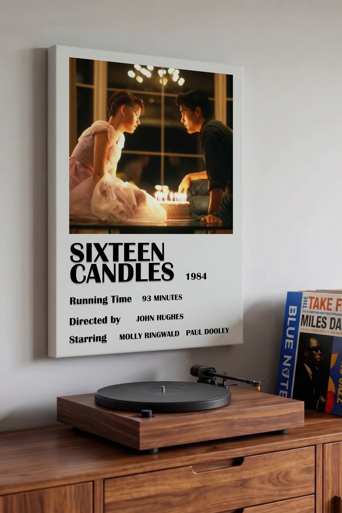 SIXTEEN CANDLES Film Kanvas Tablo