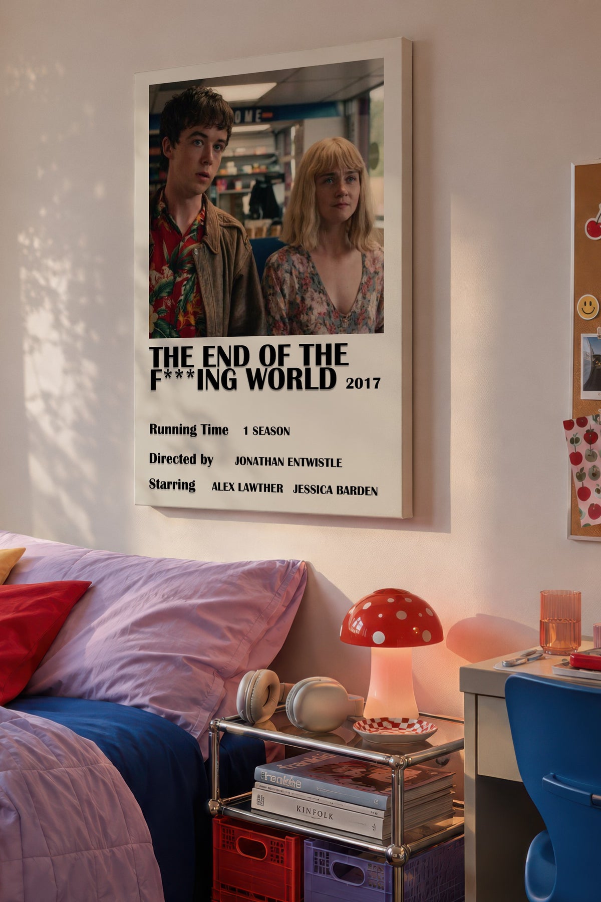 THE END OF THE F***ING WORLD 2017 Film Kanvas Tablo