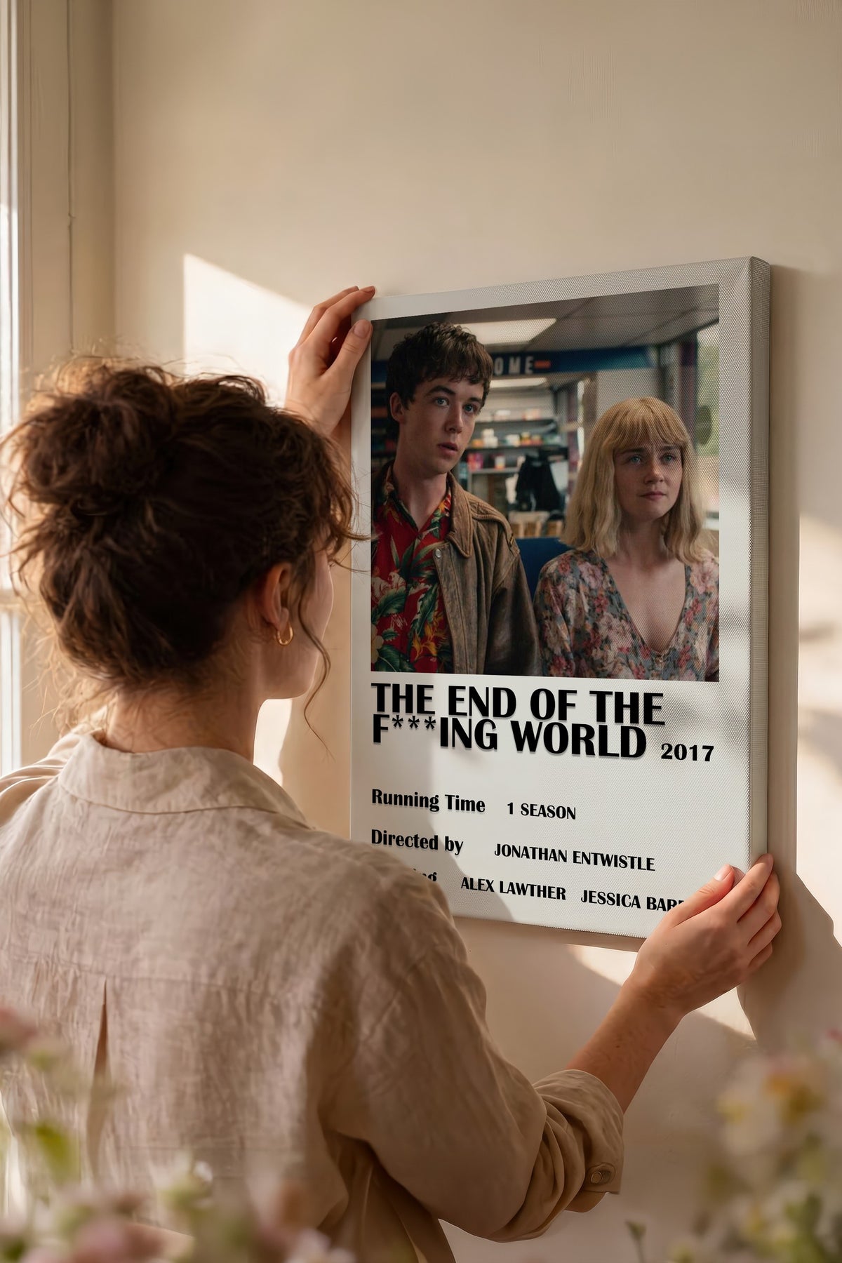 THE END OF THE F***ING WORLD 2017 Film Kanvas Tablo