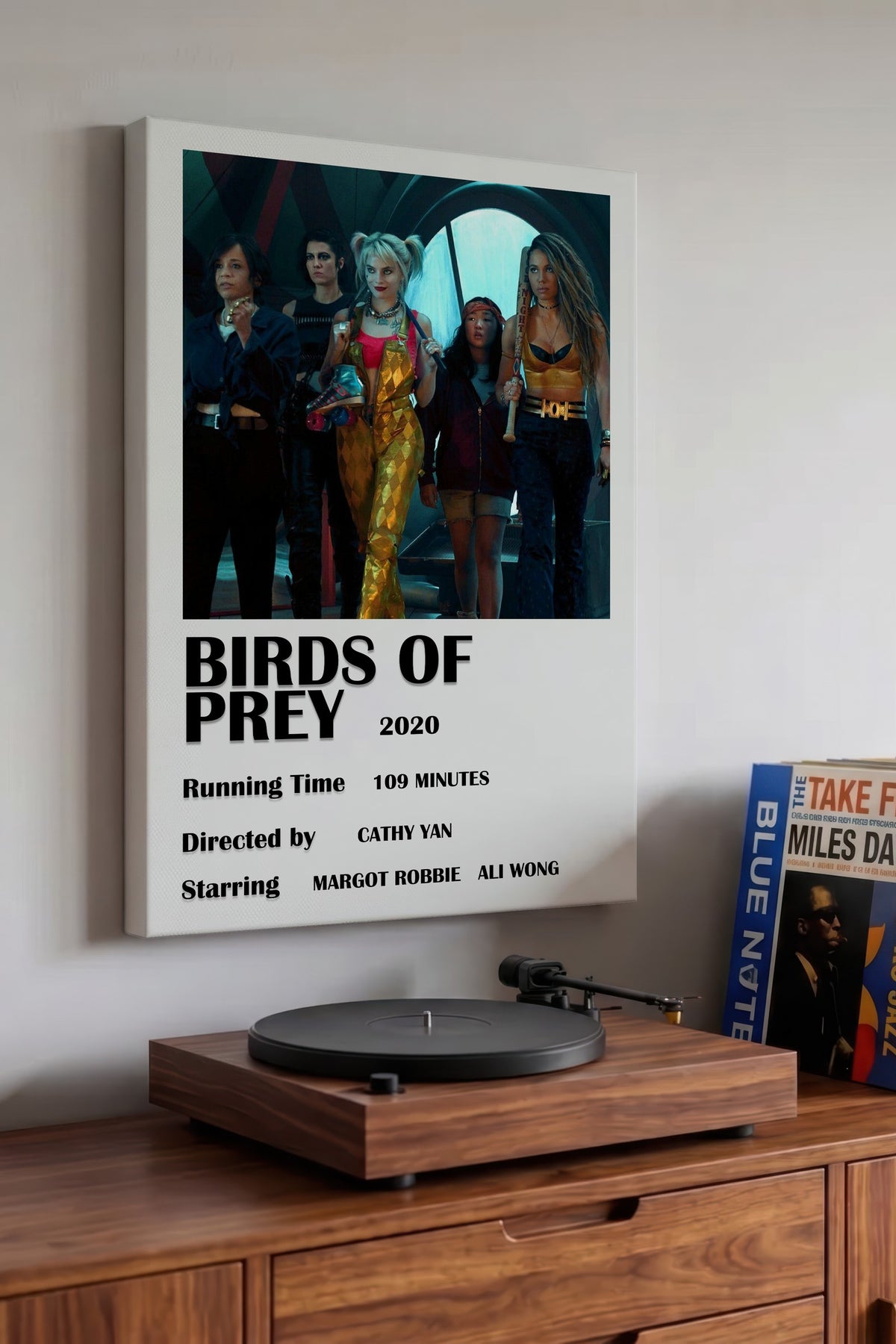 Birds of Prey Film Kanvas Tablo