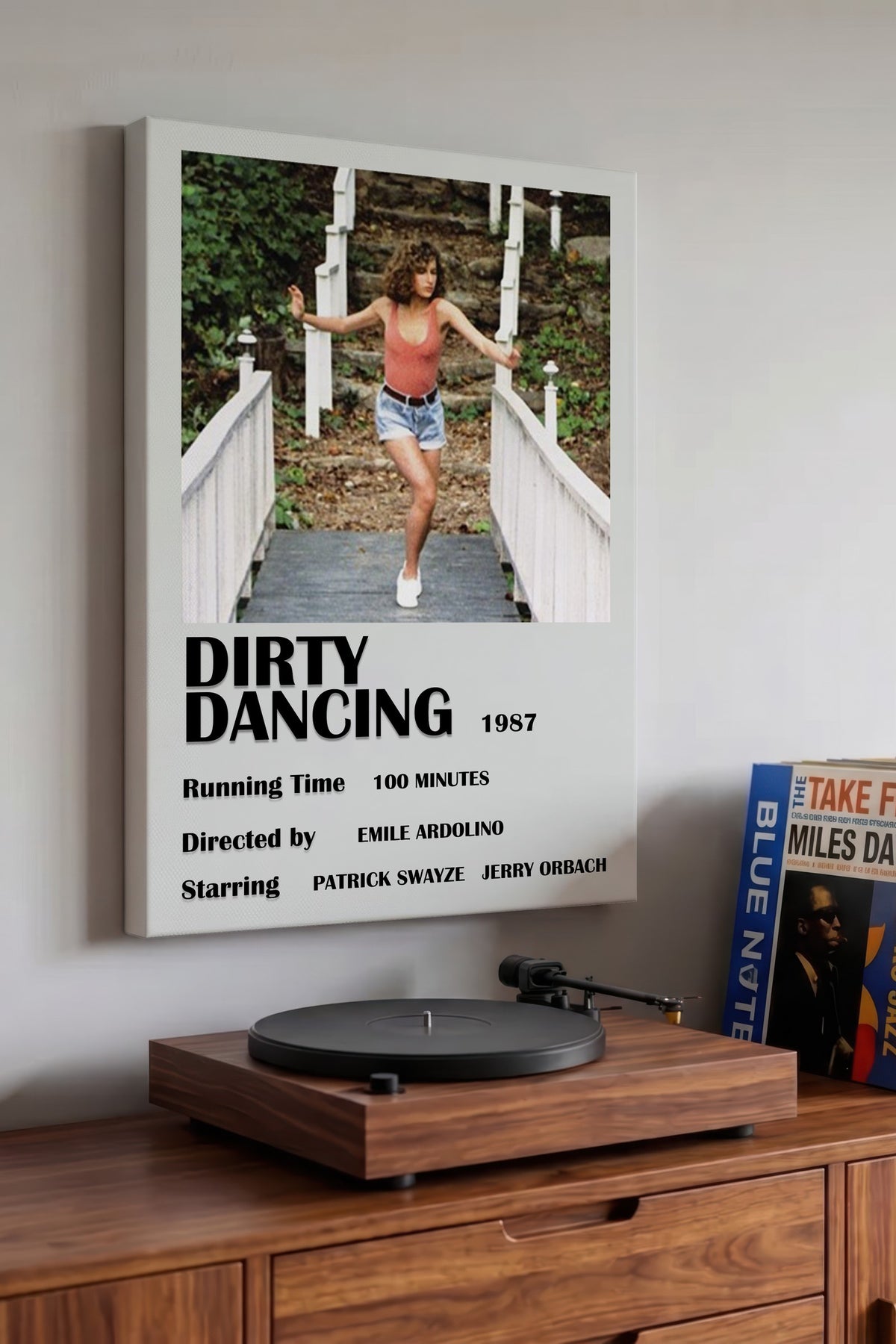 DIRTY DANCING 1987 Film Kanvas Tablo