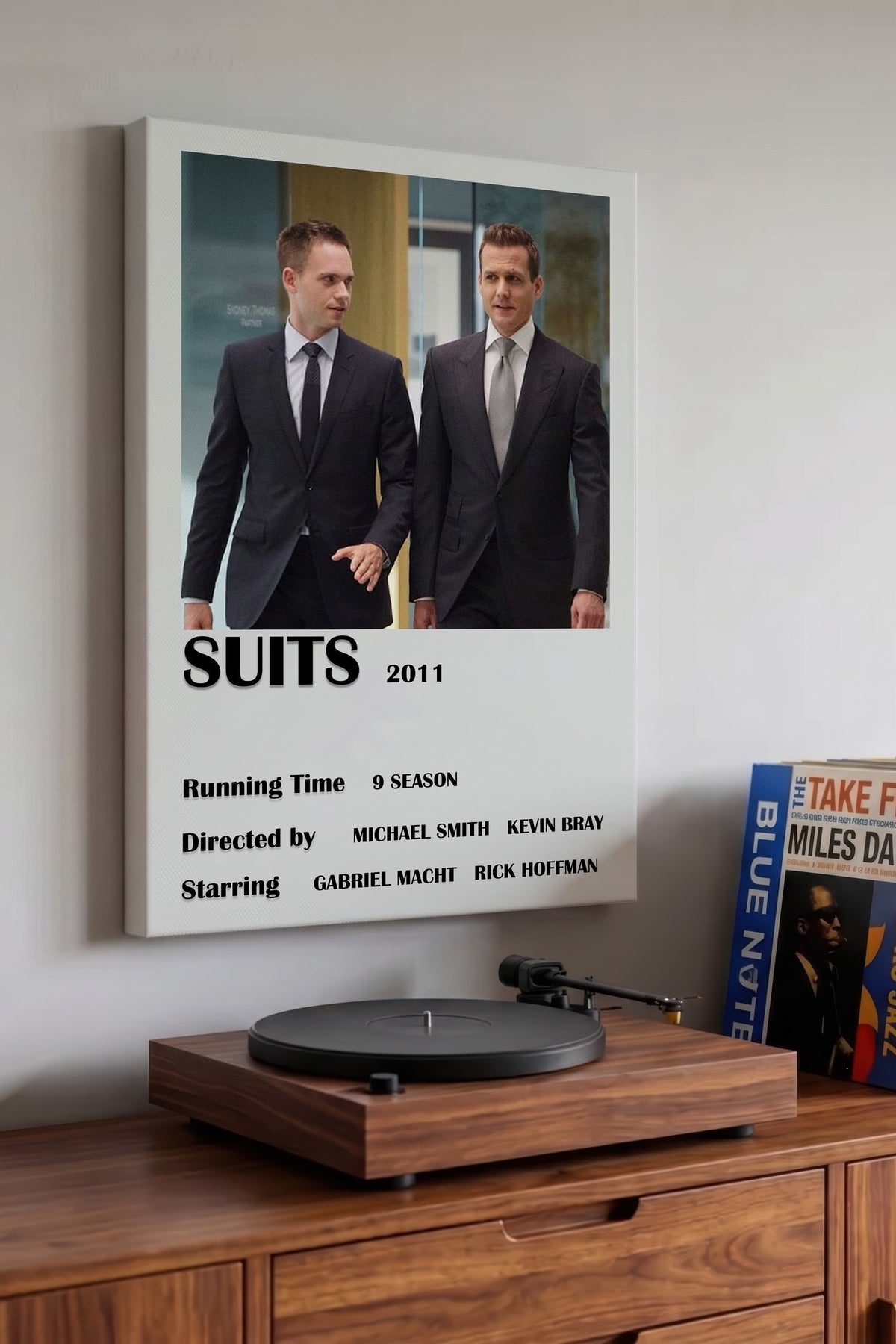 SUITS Film Kanvas Tablo