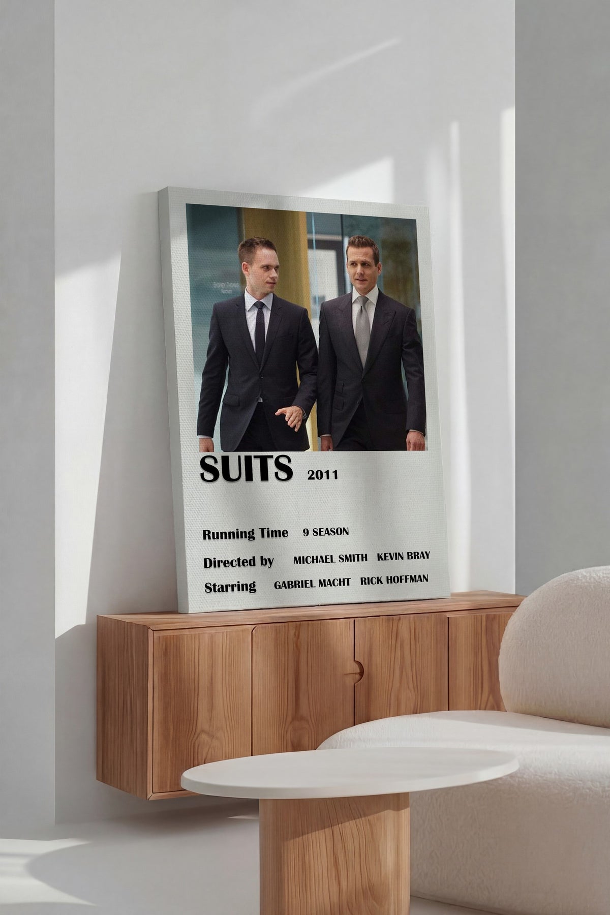 SUITS Film Kanvas Tablo