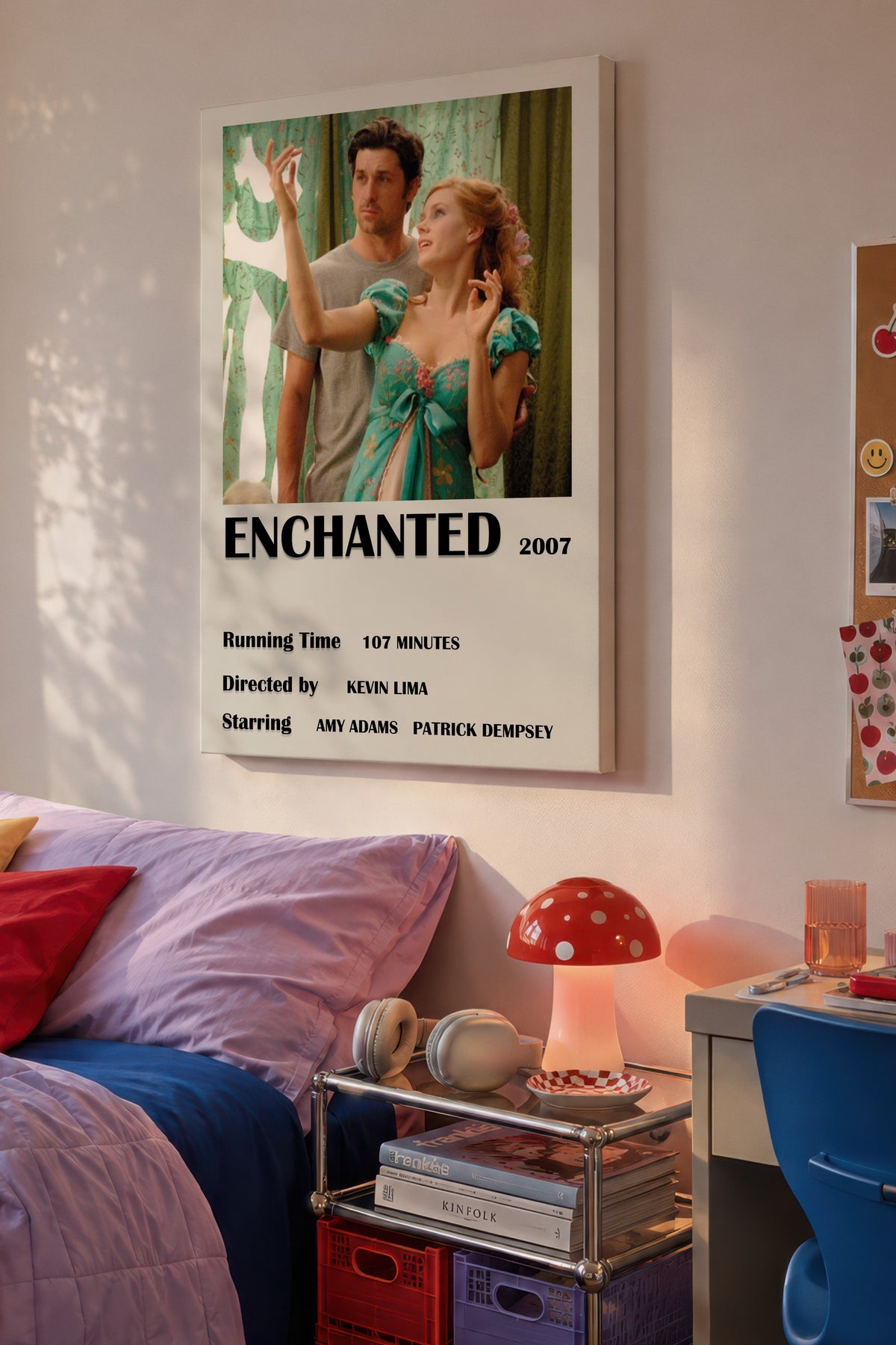 ENCHANTED 2007 Film Kanvas Tablo