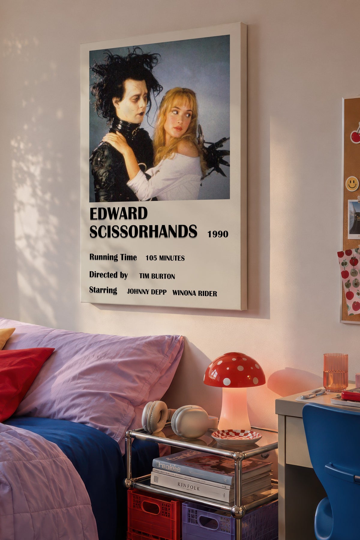 EDWARD SCISSORHANDS Film Kanvas Tablo