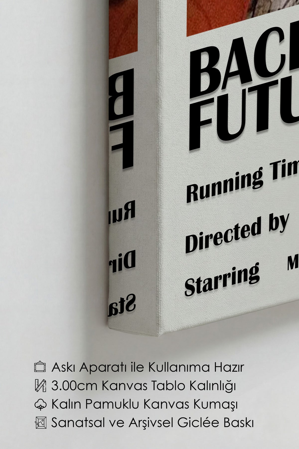 BACK TO THE FUTURE Film Kanvas Tablo