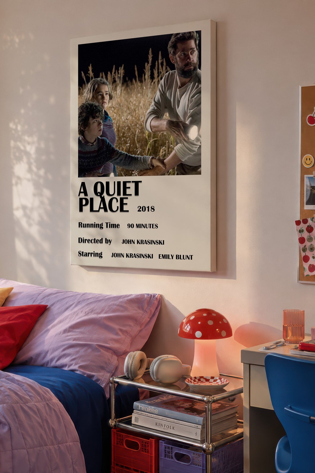 A QUIET PLACE Film Kanvas Tablo