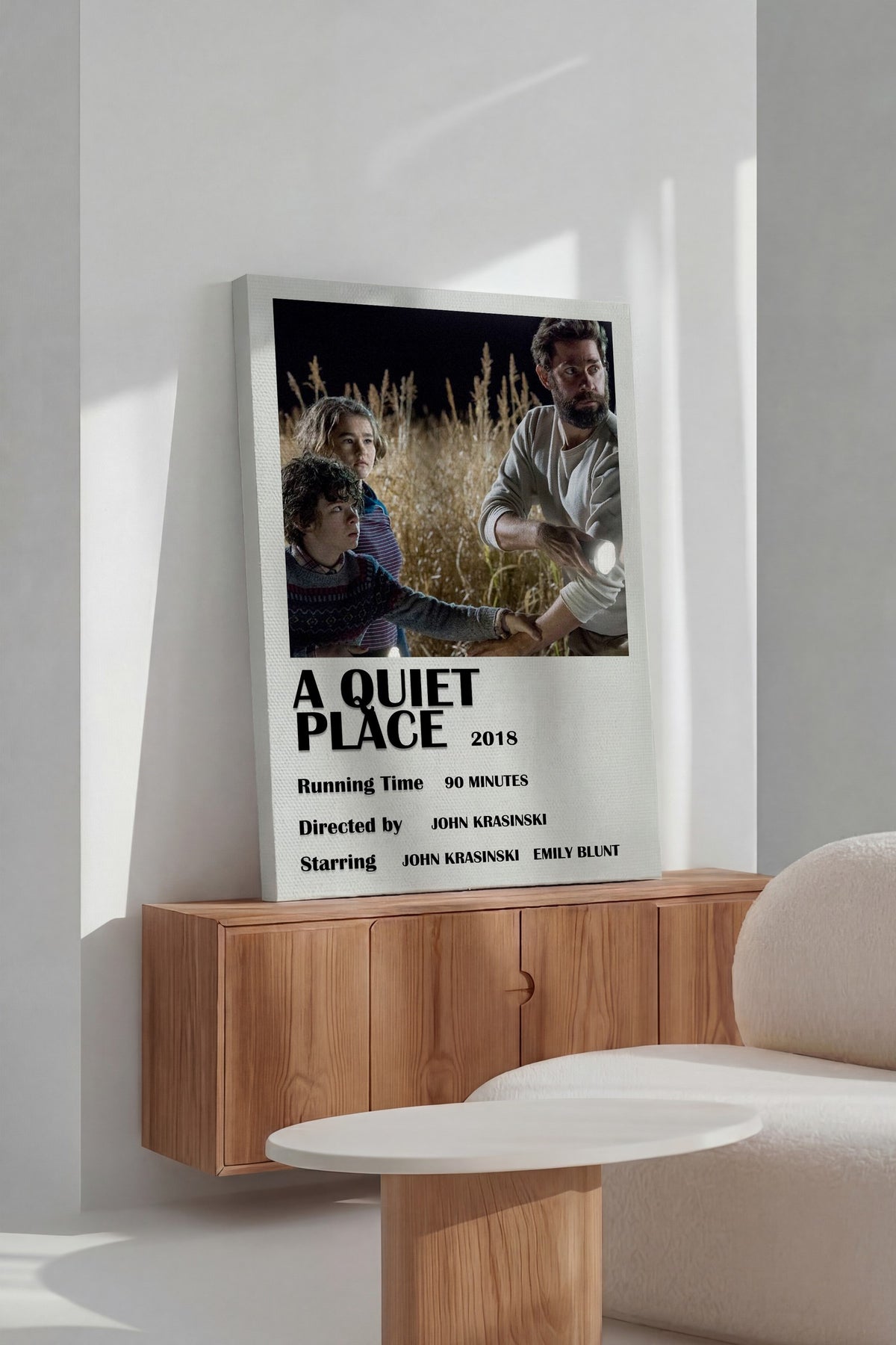 A QUIET PLACE Film Kanvas Tablo