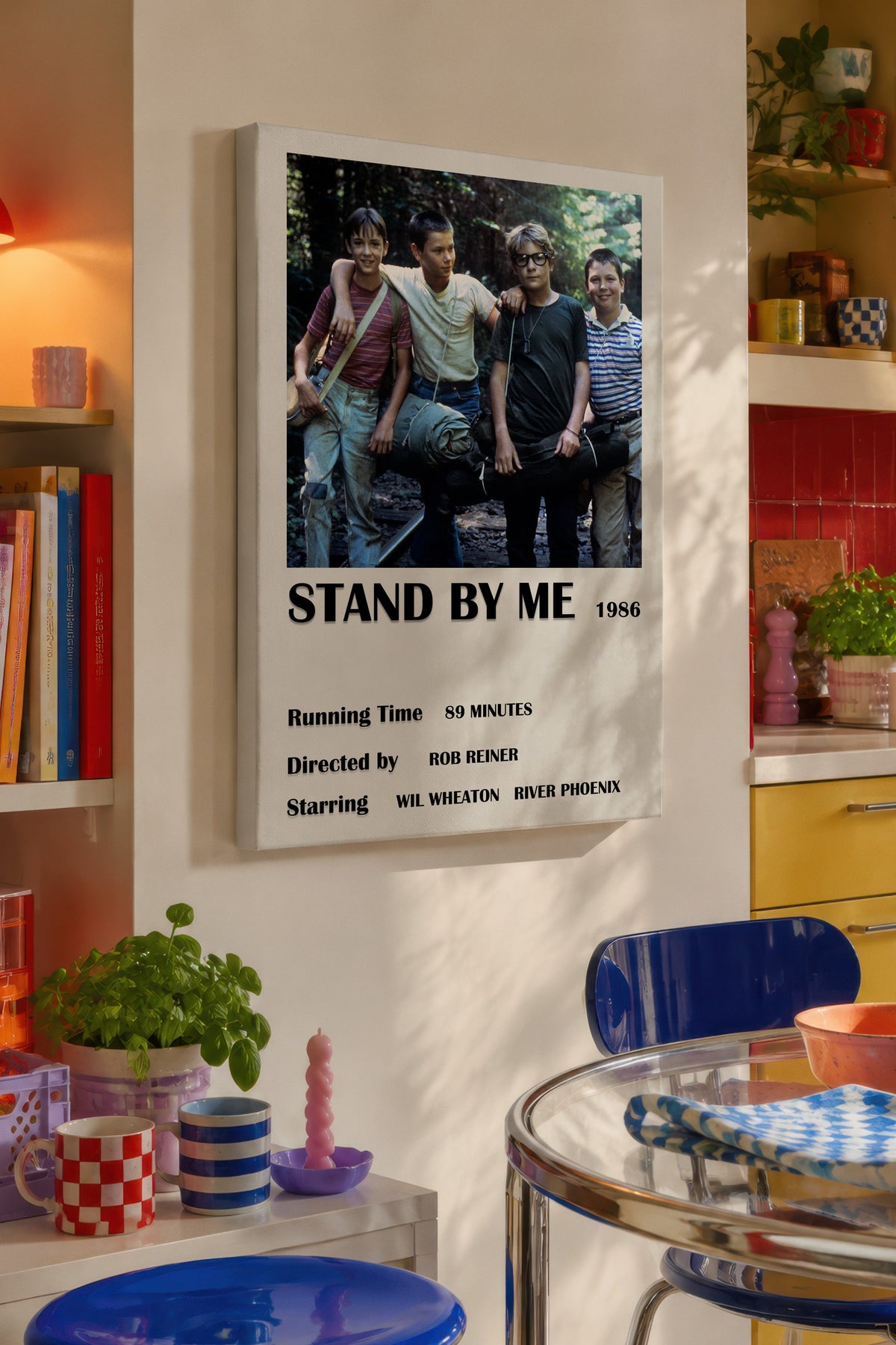 Stand by Me 1986 Film Kanvas Tablo