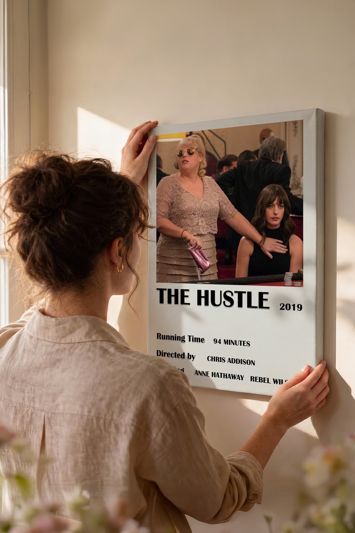 THE HUSTLE 2019 Film Kanvas Tablo