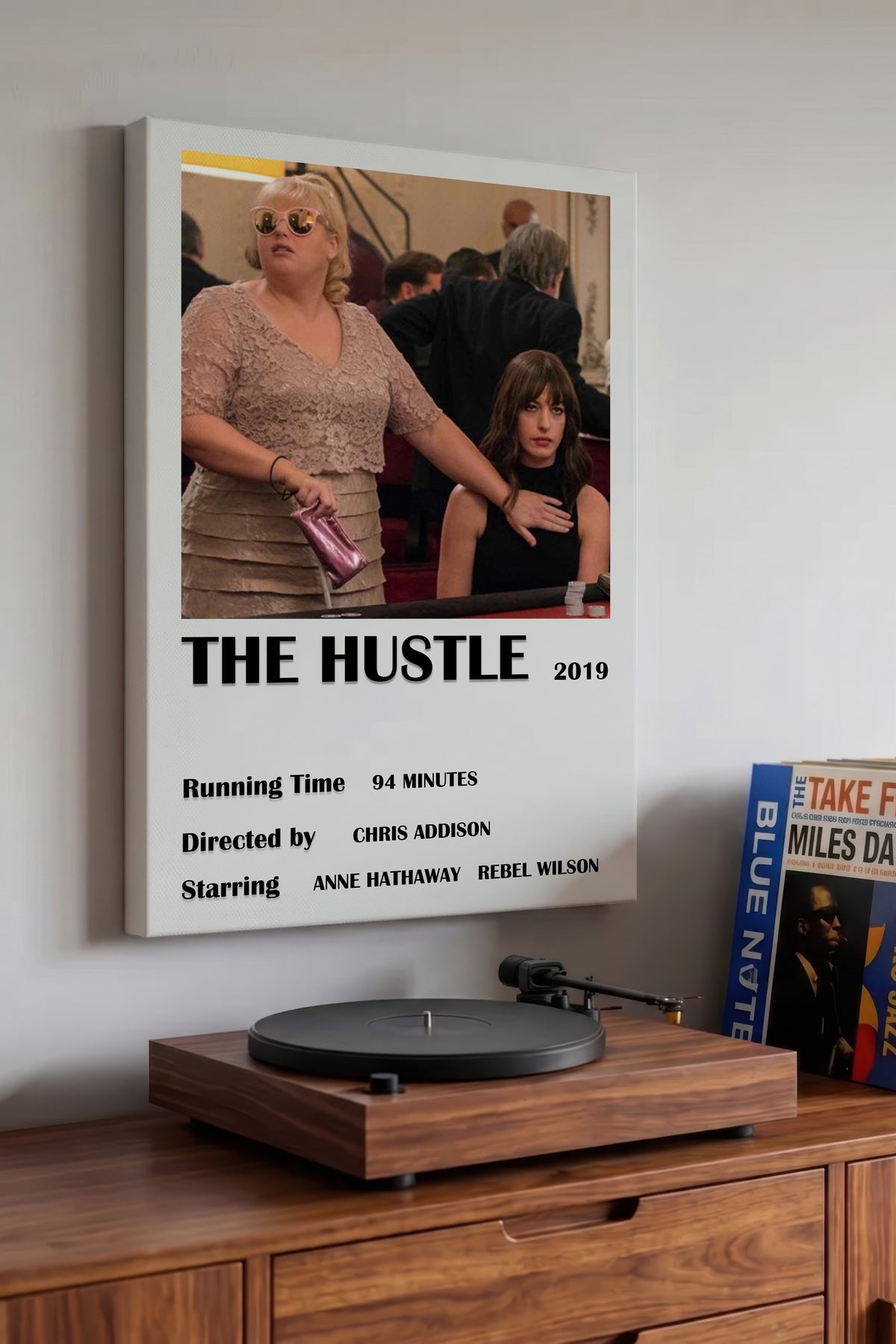 THE HUSTLE 2019 Film Kanvas Tablo