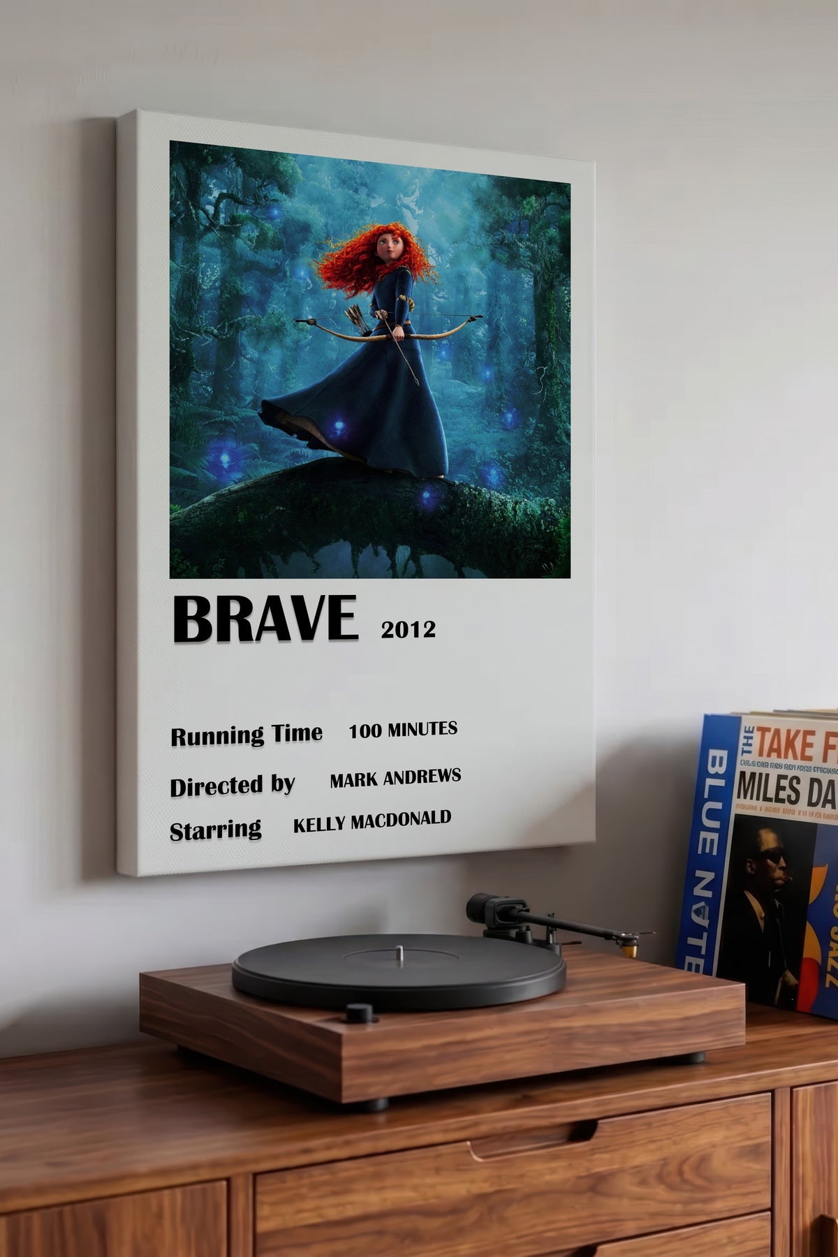 BRAVE 2012 Film Kanvas Tablo
