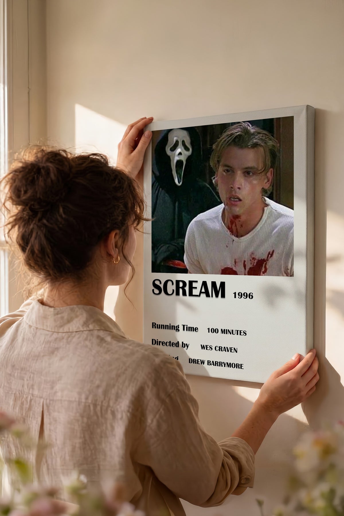 SCREAM 1996 Film Kanvas Tablo