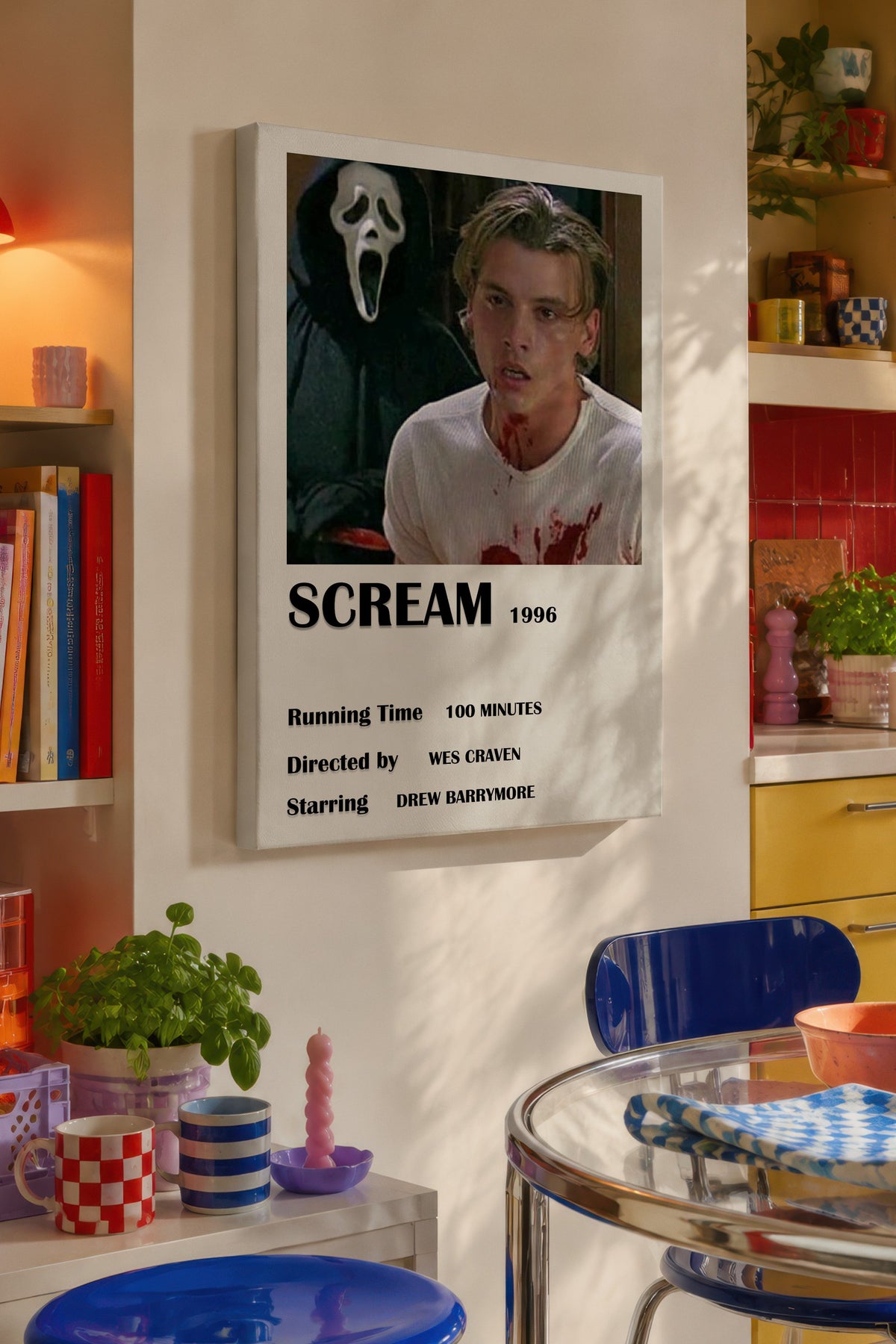 SCREAM 1996 Film Kanvas Tablo