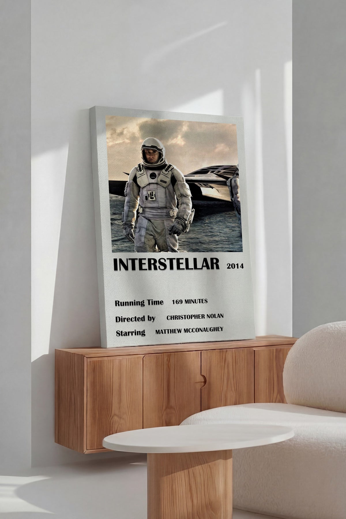 INTERSTELLAR Film Kanvas Tablo