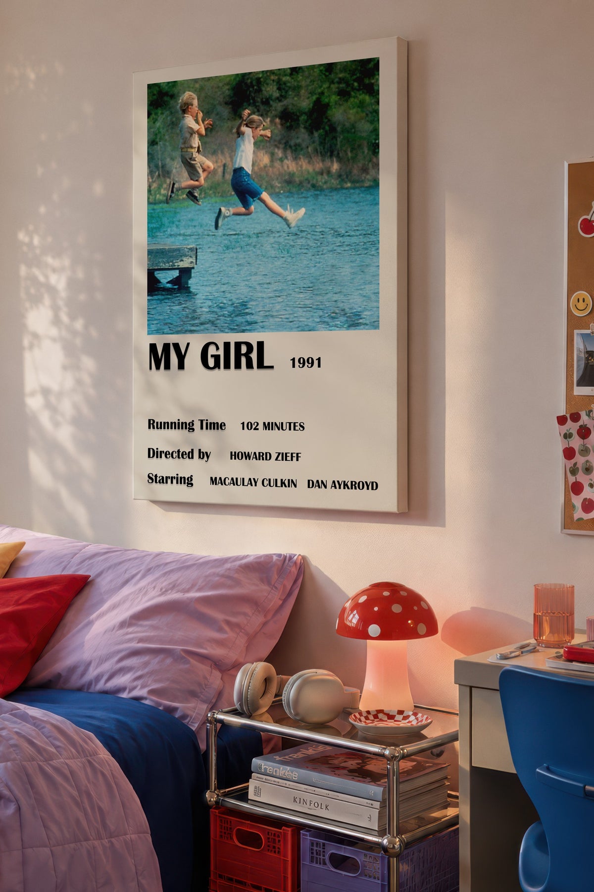 Farklı Tonlarda MY GIRL 1991 Film Kanvas Tablo