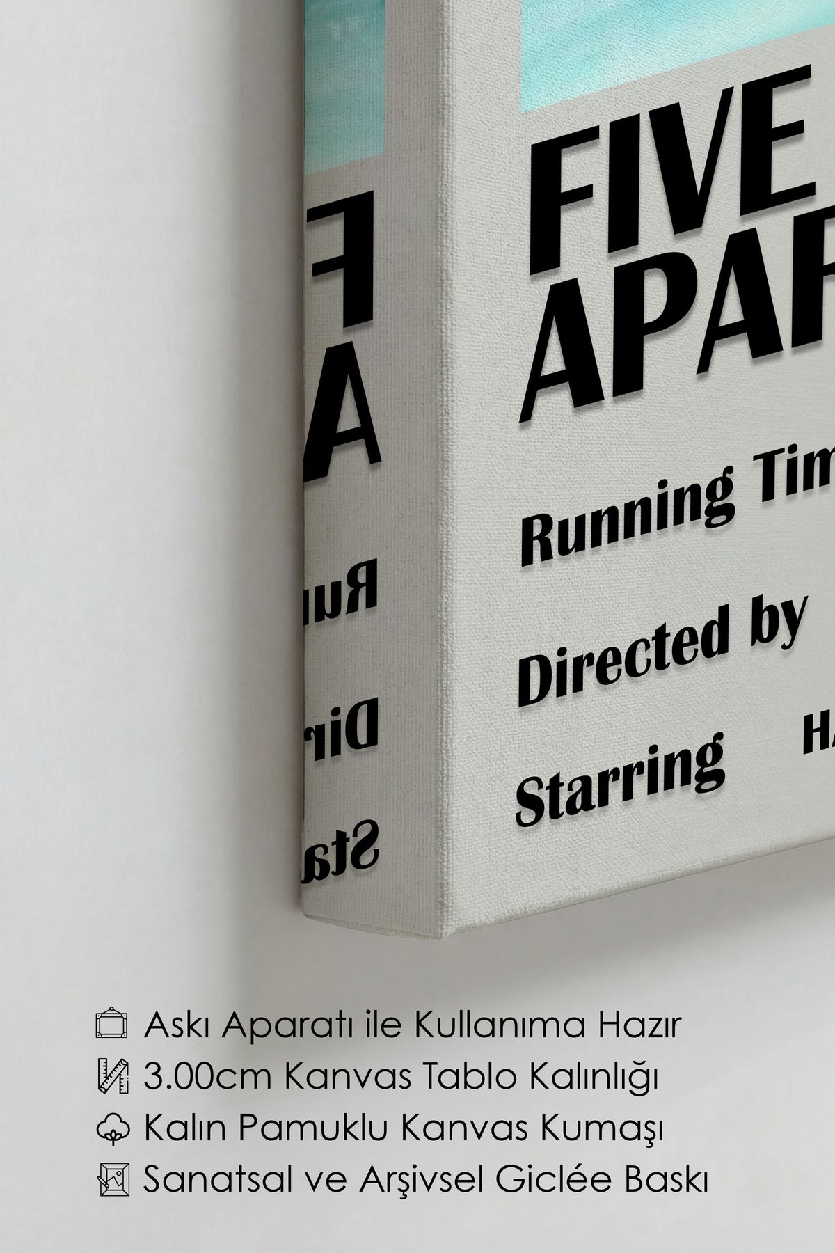 FIVE FEET APART Film Kanvas Tablo