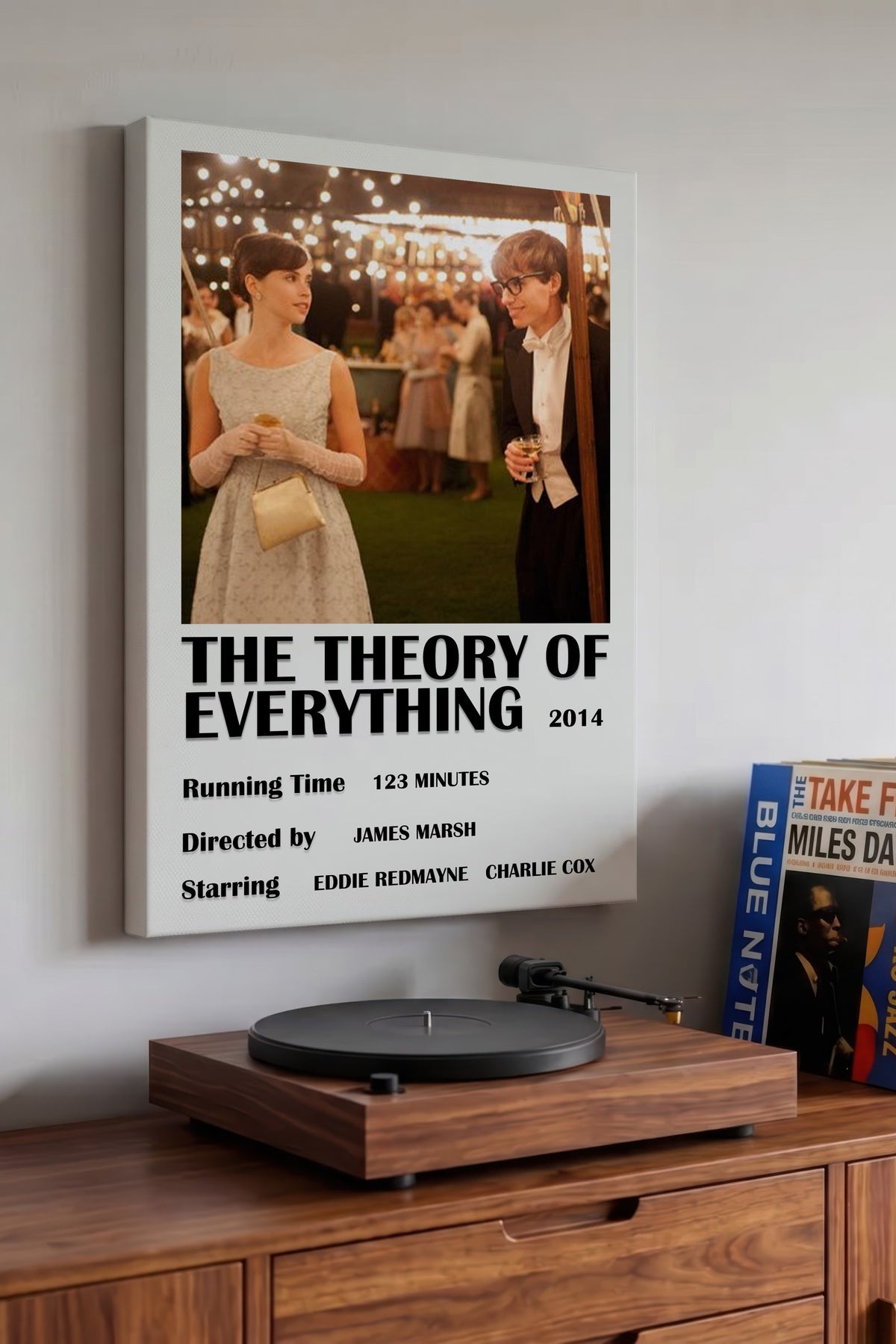 THE THEORY OF EVERYTHING Film Kanvas Tablo