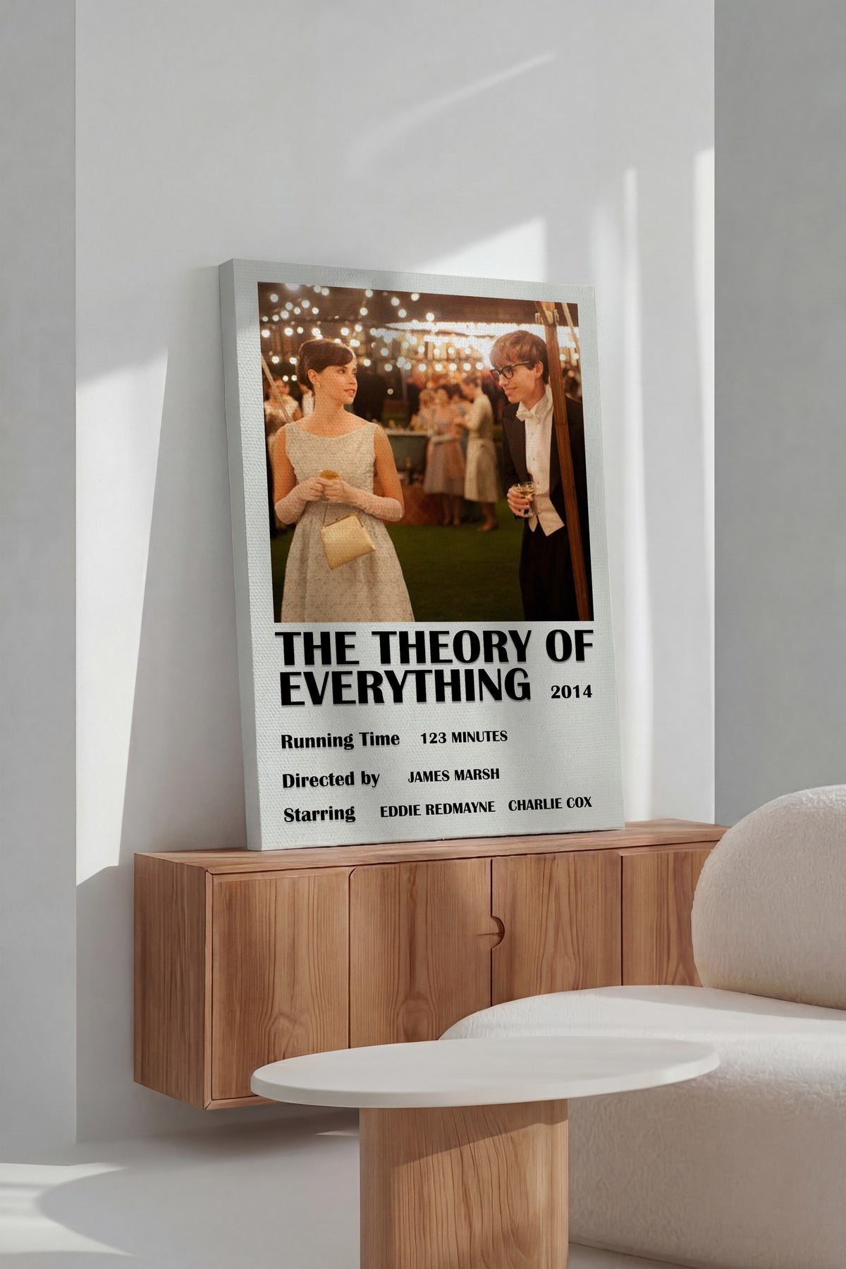 THE THEORY OF EVERYTHING Film Kanvas Tablo