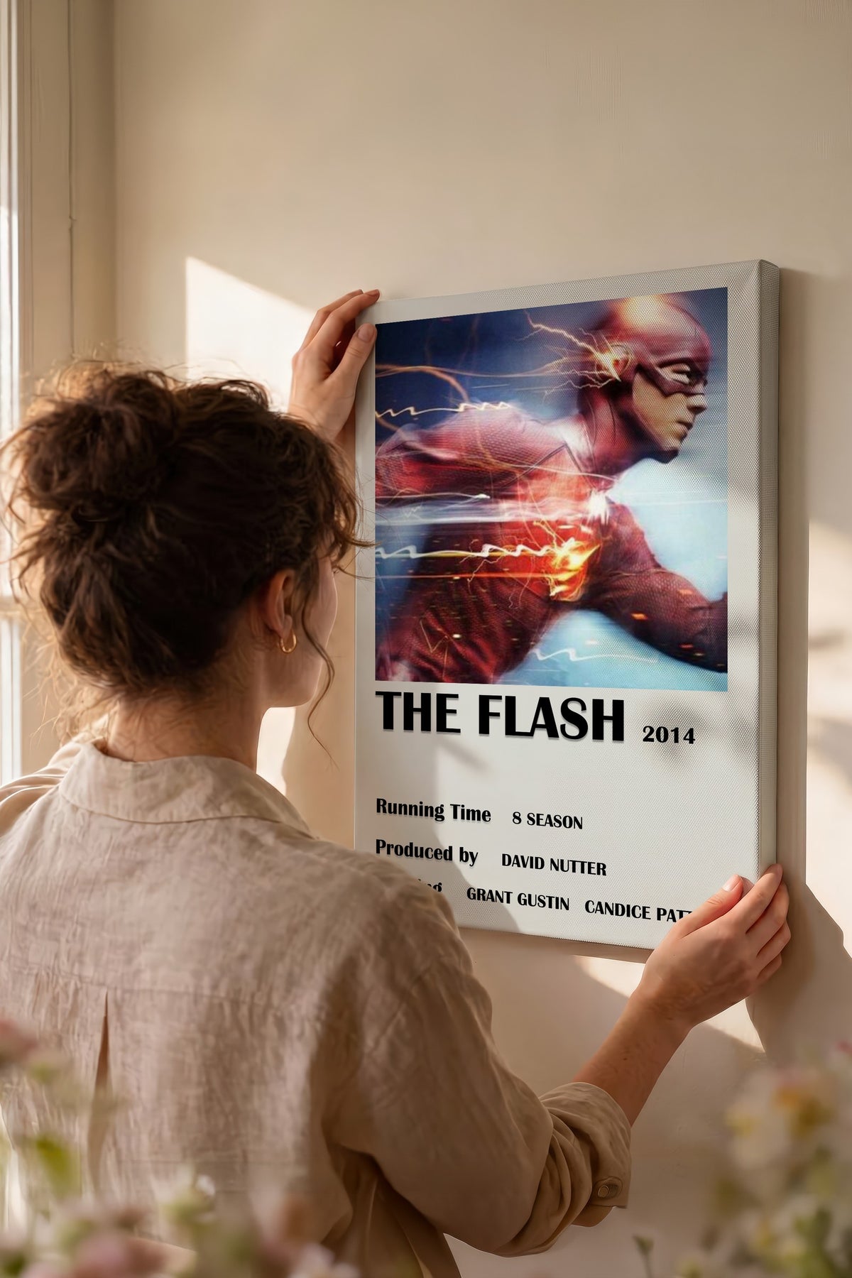 THE FLASH 2014 Film Kanvas Tablo