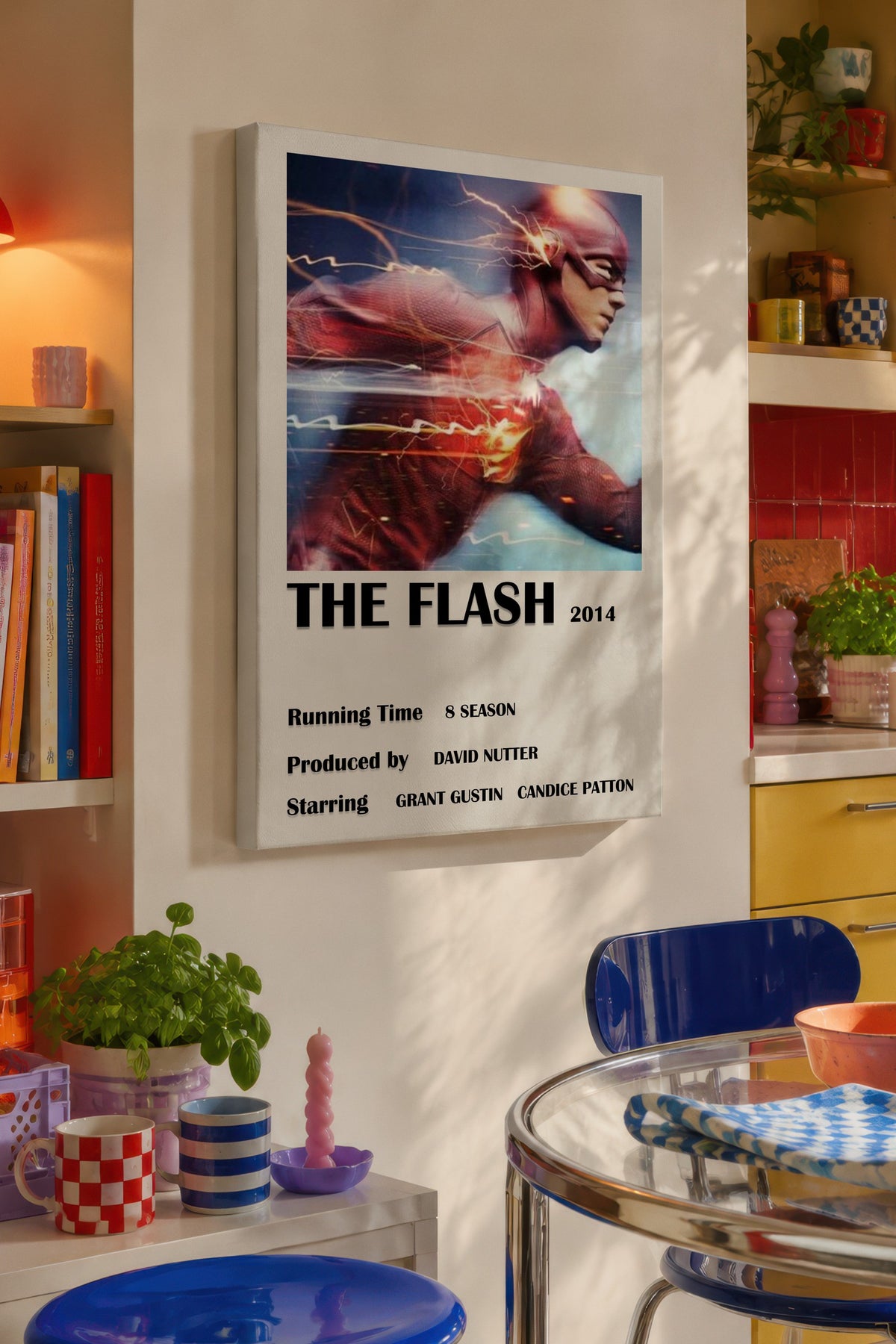 THE FLASH 2014 Film Kanvas Tablo