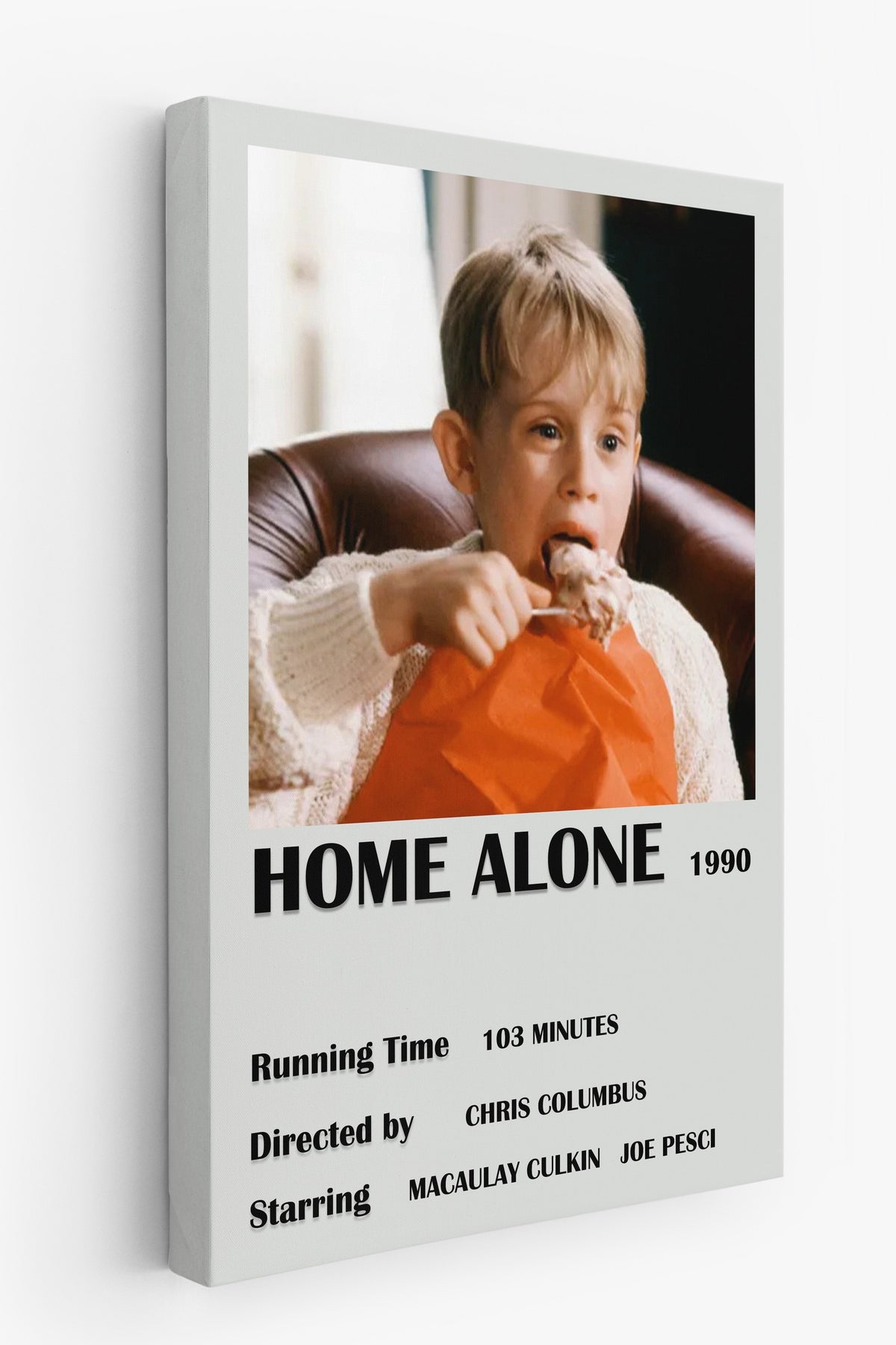 HOME ALONE 1990 Film Kanvas Tablo