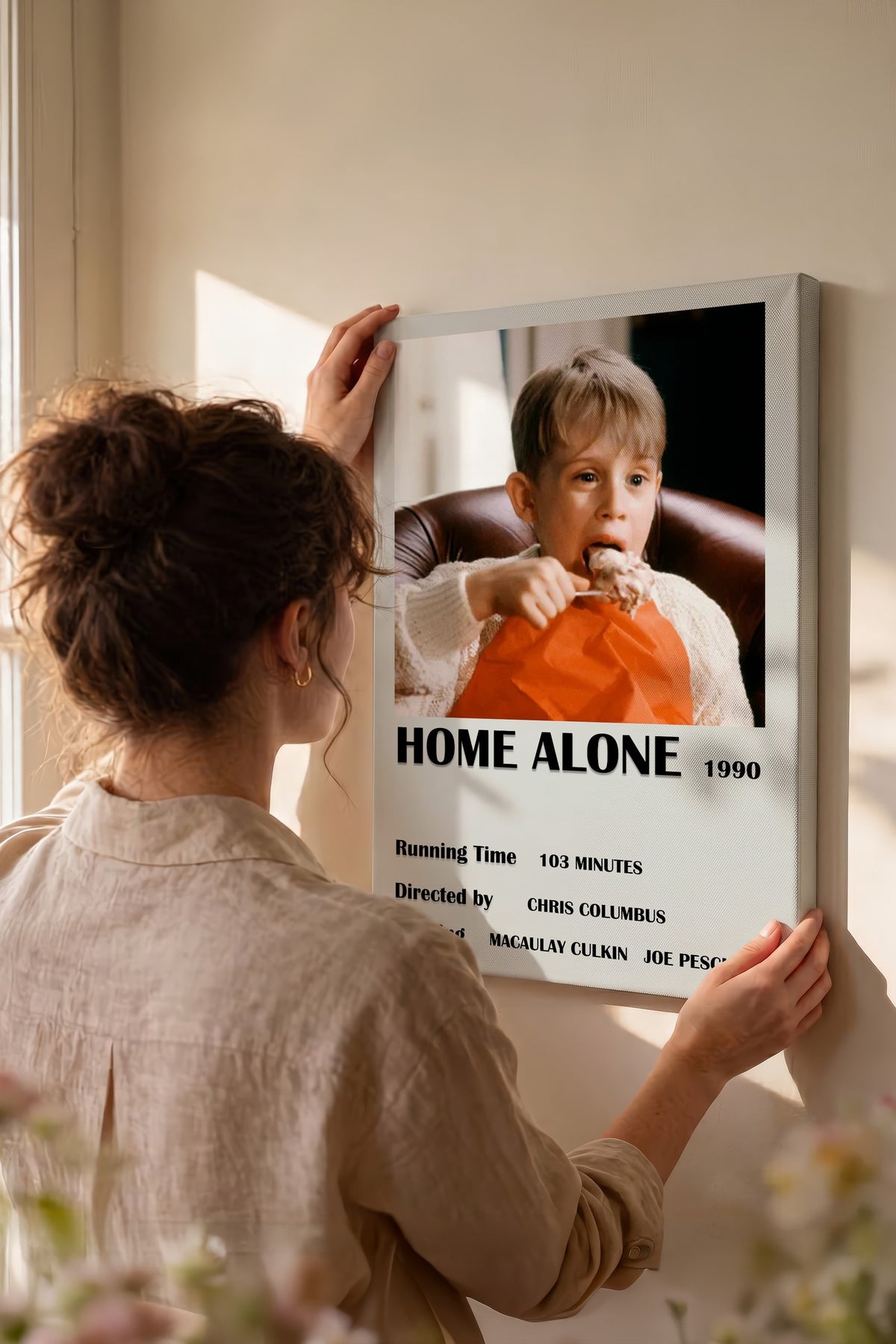 HOME ALONE 1990 Film Kanvas Tablo