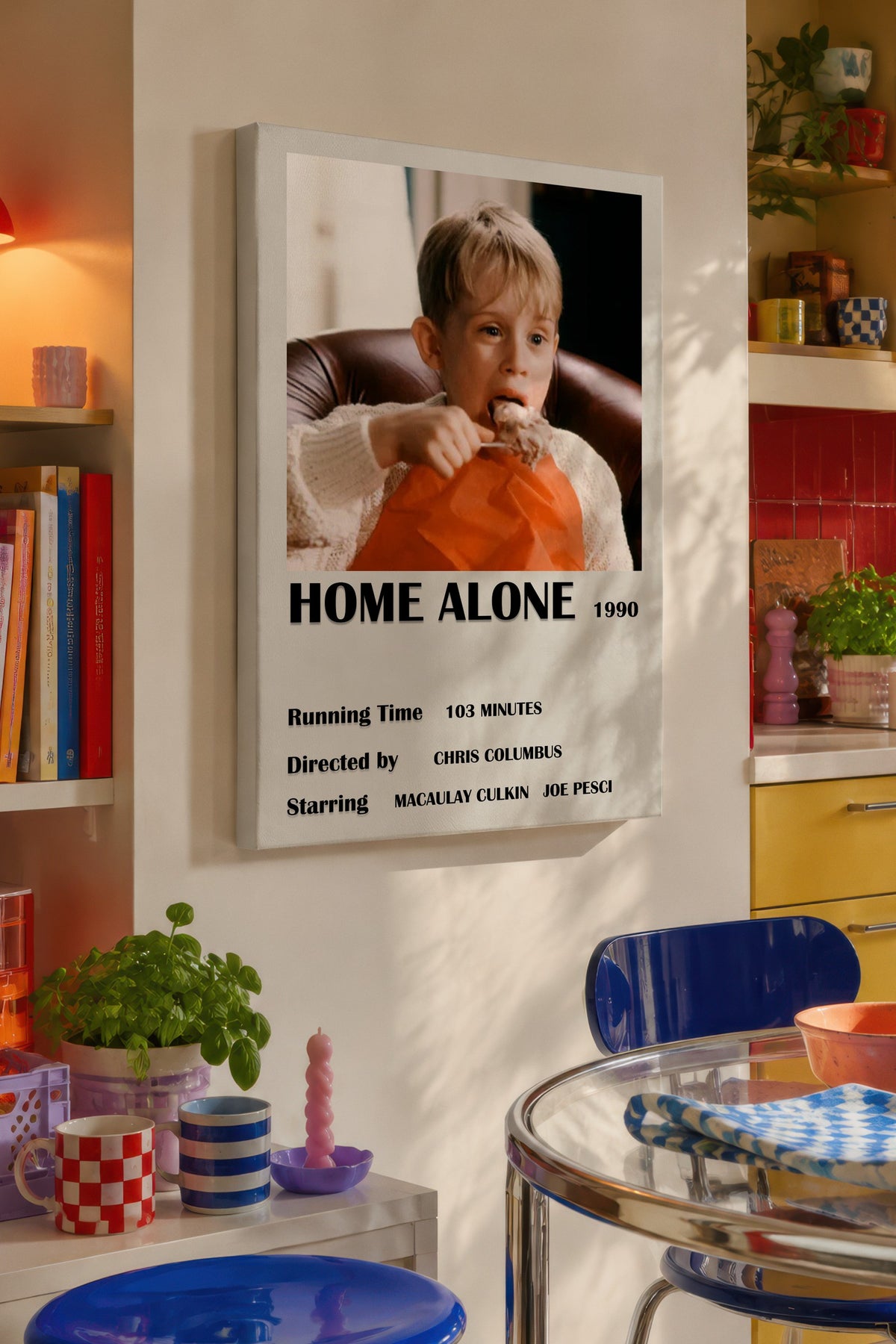 HOME ALONE 1990 Film Kanvas Tablo