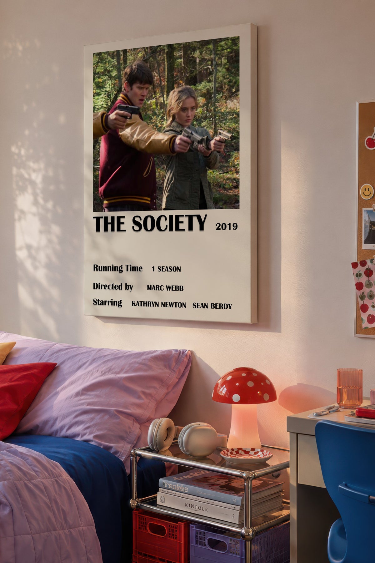 THE SOCIETY Film Kanvas Tablo