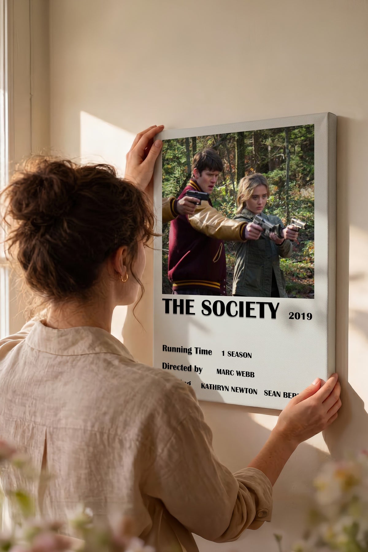 THE SOCIETY Film Kanvas Tablo