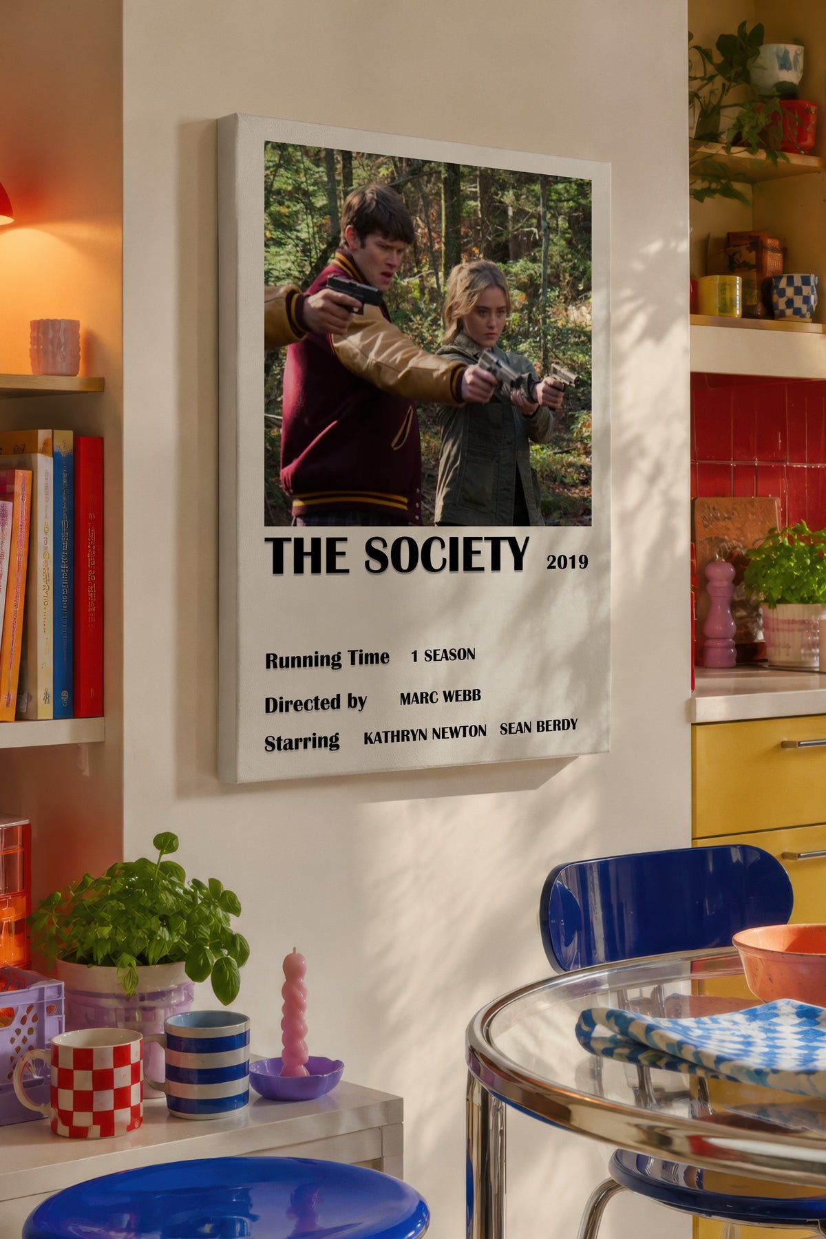 THE SOCIETY Film Kanvas Tablo
