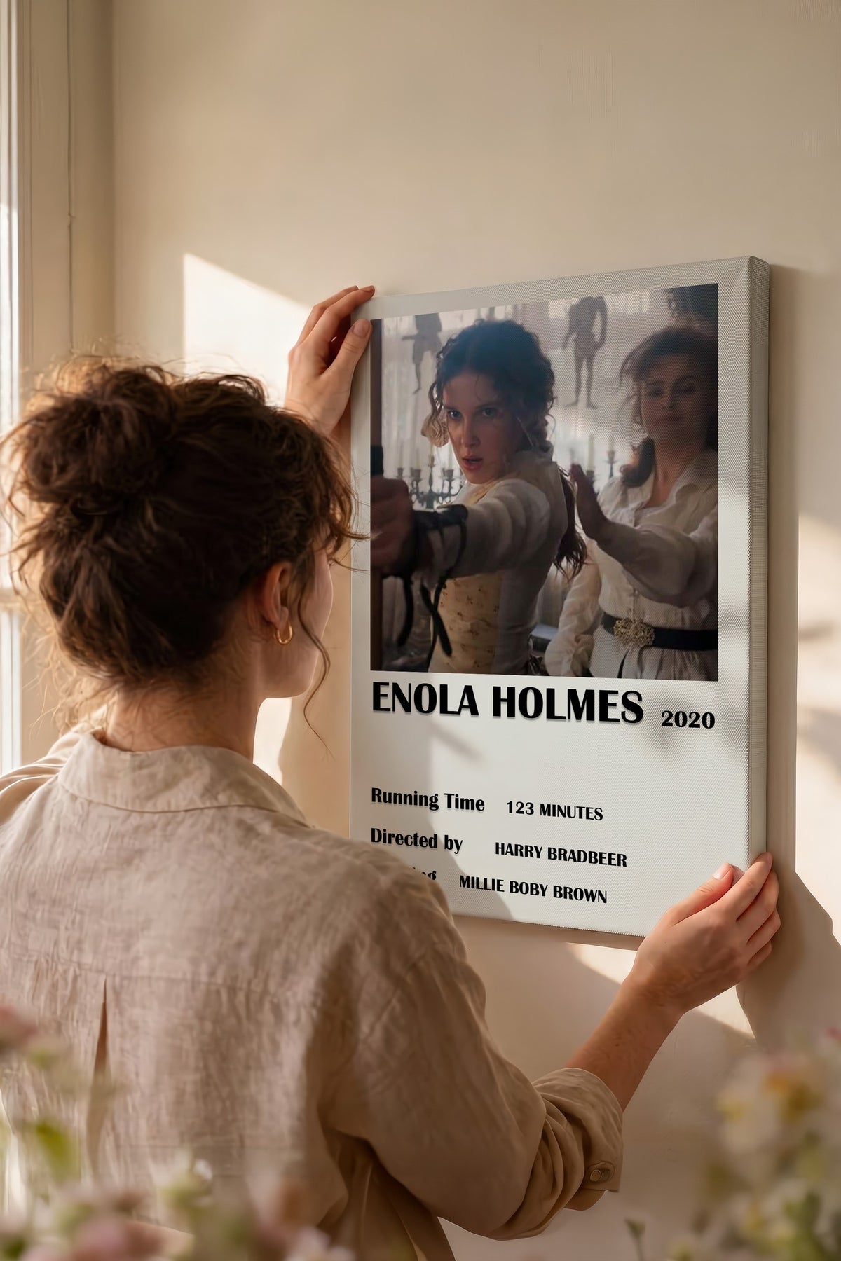ENOLA HOLMES 2020 Film Kanvas Tablo