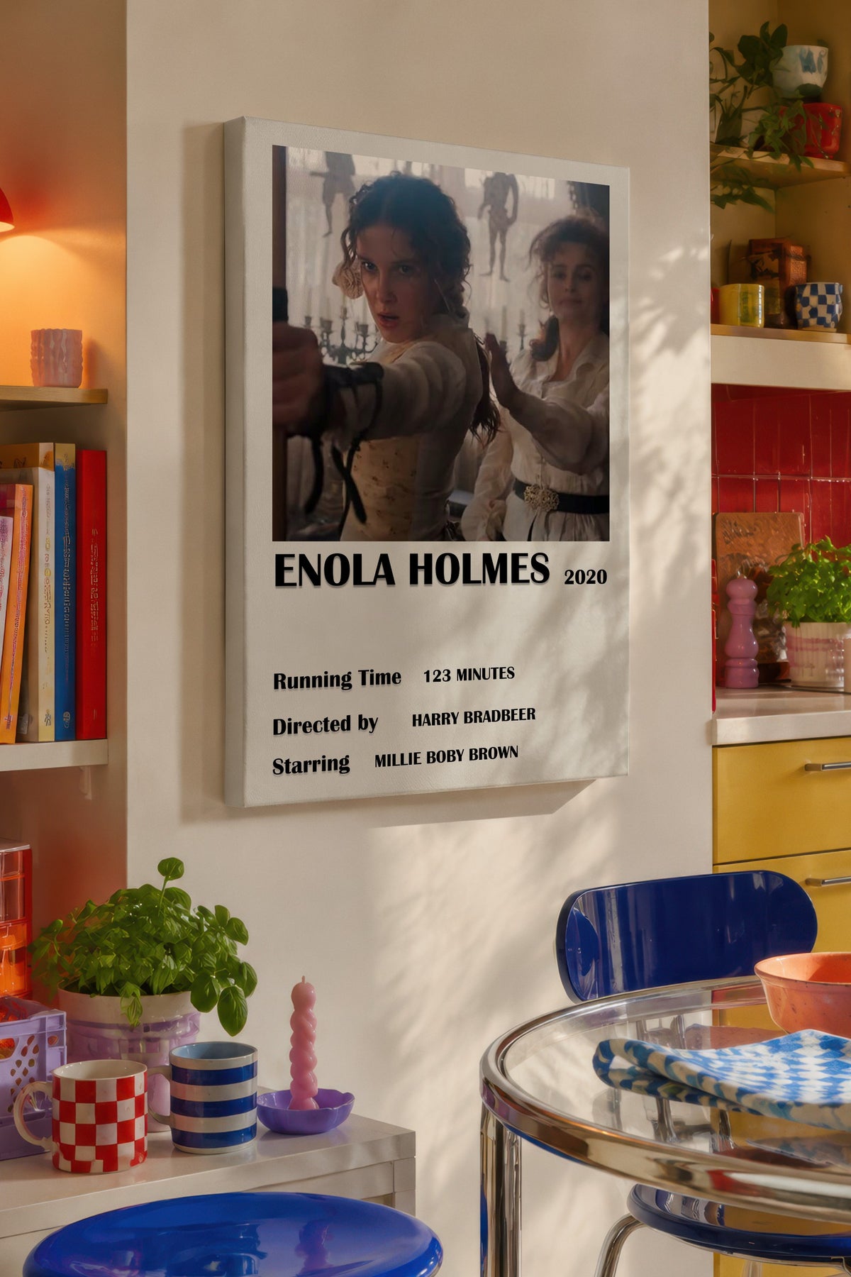 ENOLA HOLMES 2020 Film Kanvas Tablo
