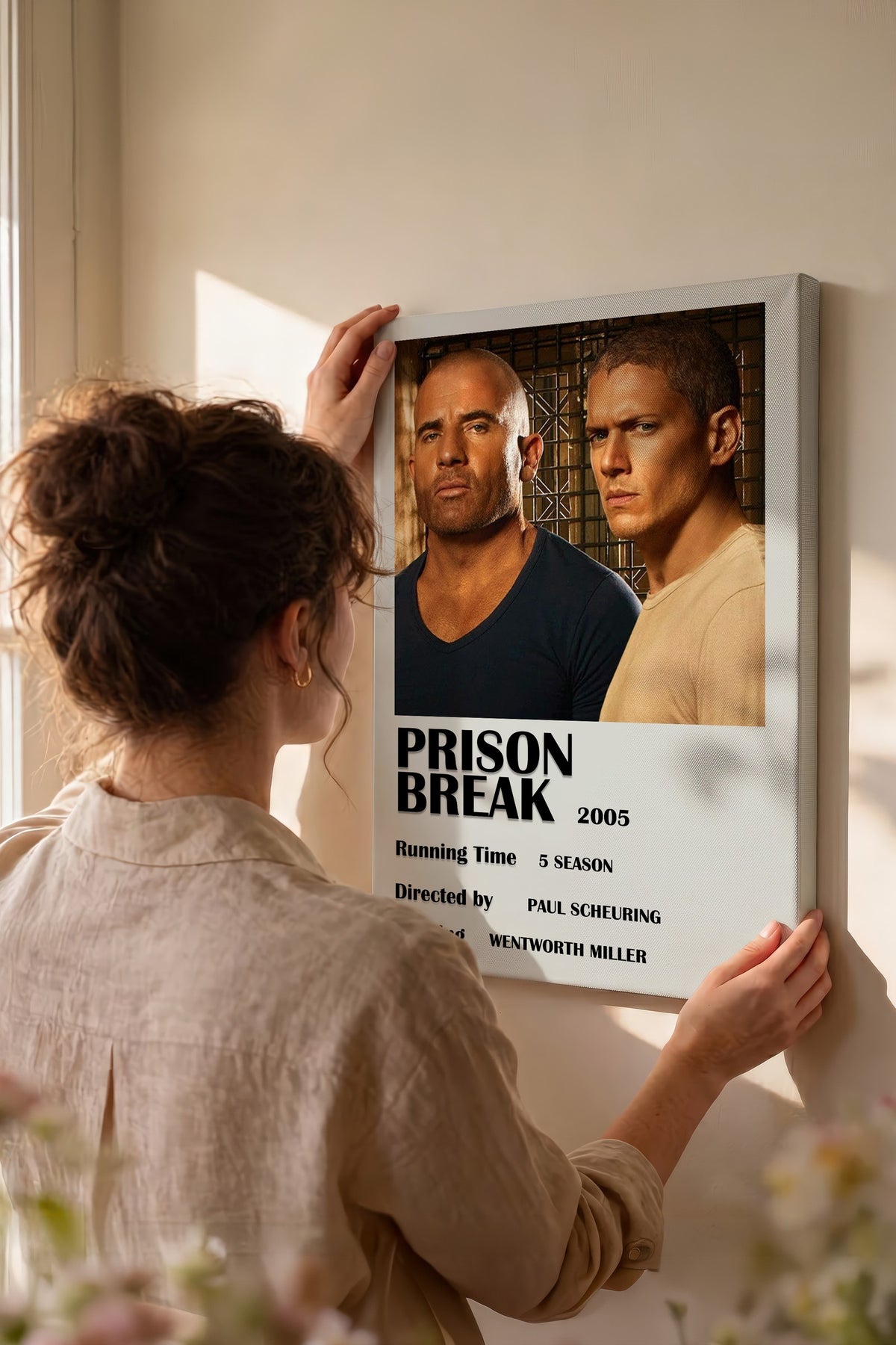 PRISON BREAK Film Kanvas Tablo