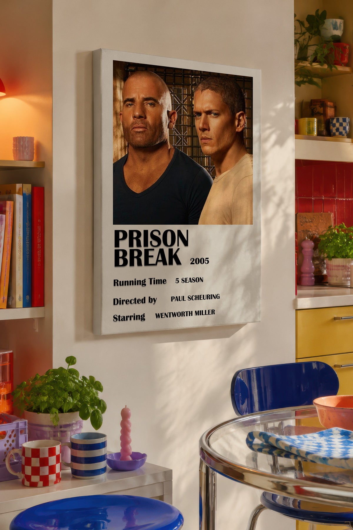 PRISON BREAK Film Kanvas Tablo