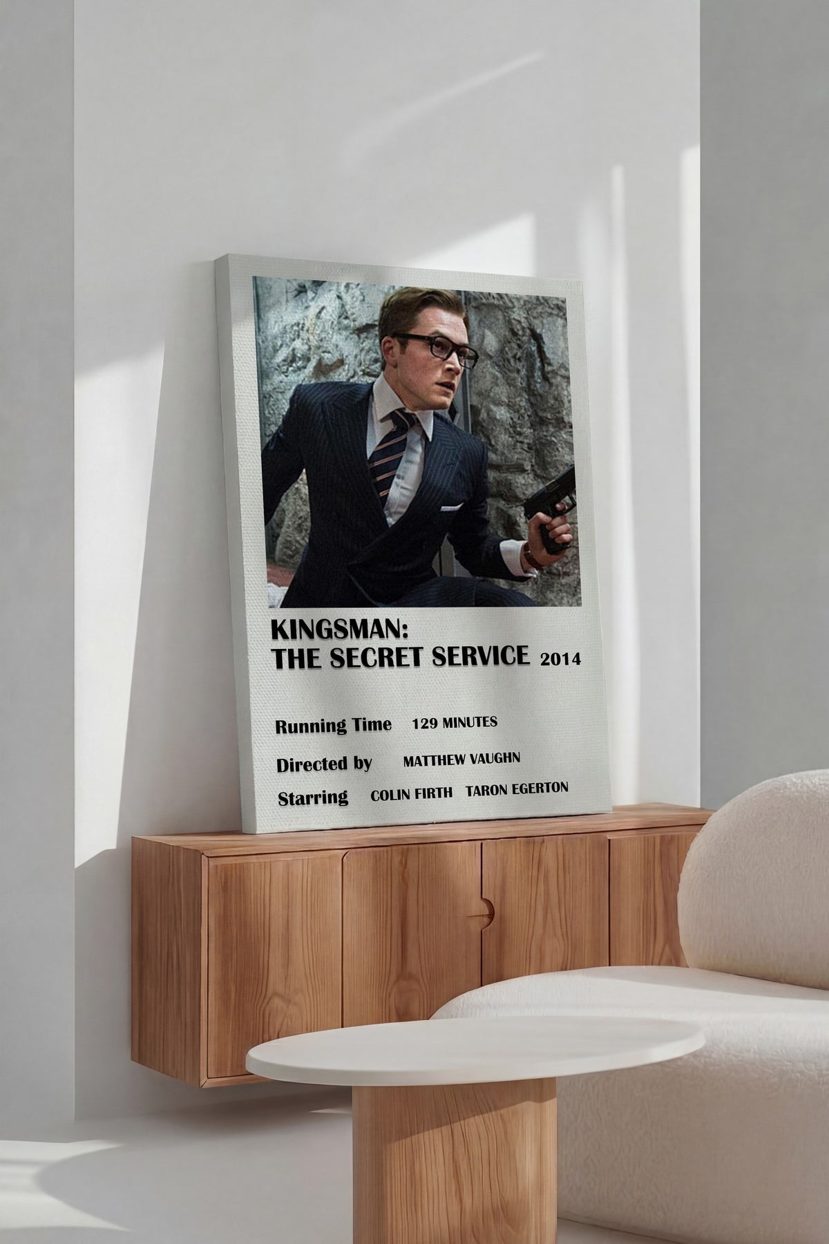 KINGSMAN: THE SECRET SERVICE 2014 Film Kanvas Tablo