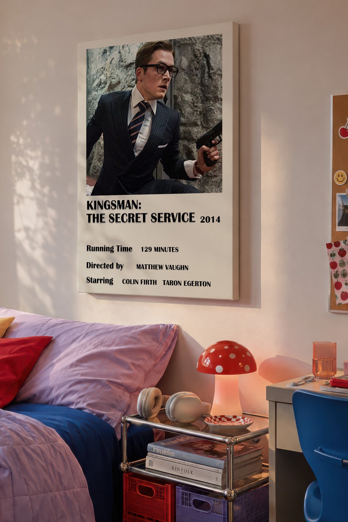 KINGSMAN: THE SECRET SERVICE 2014 Film Kanvas Tablo