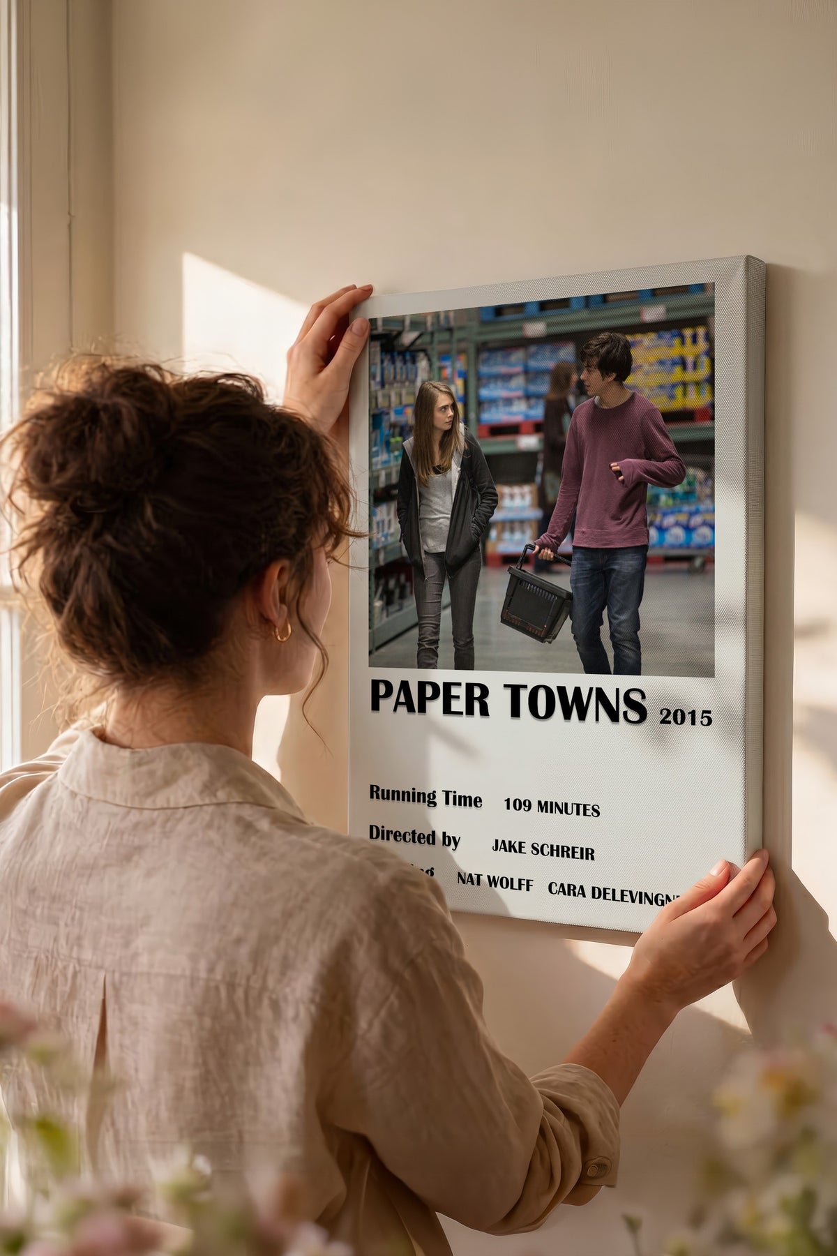 PAPER TOWNS 2015 Film Kanvas Tablo