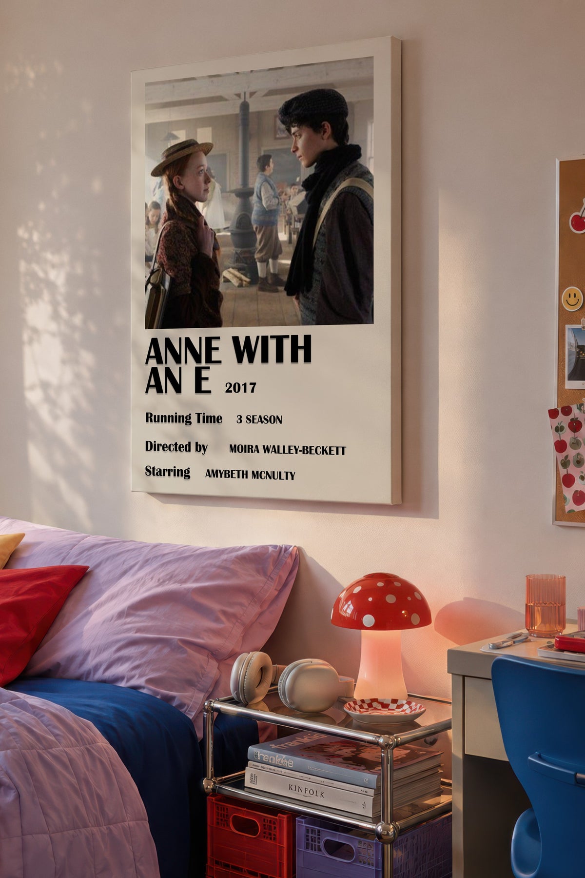 Farklı Tonlarda ANNE WITH AN E Film Kanvas Tablo
