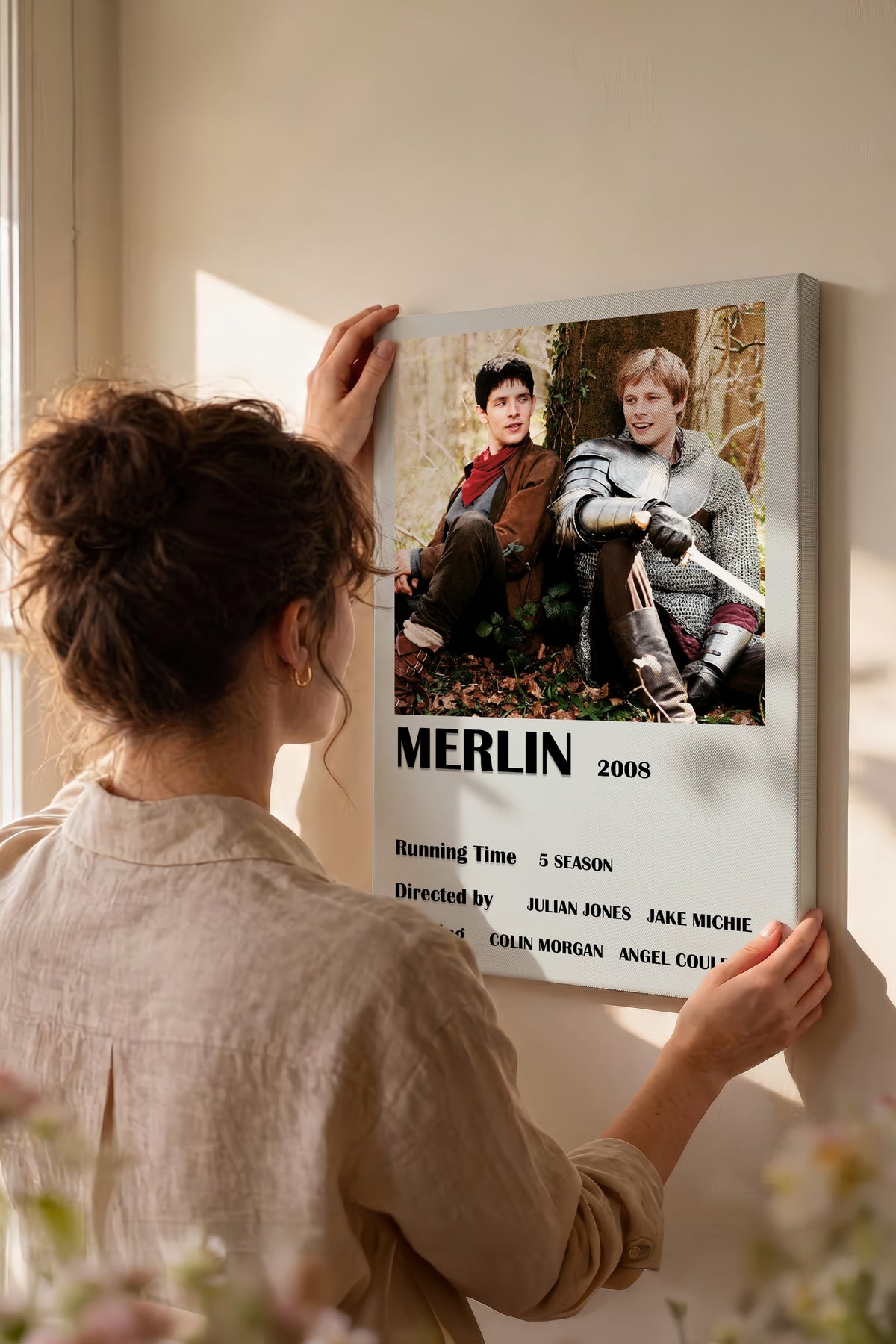 MERLIN 2008 Film Kanvas Tablo