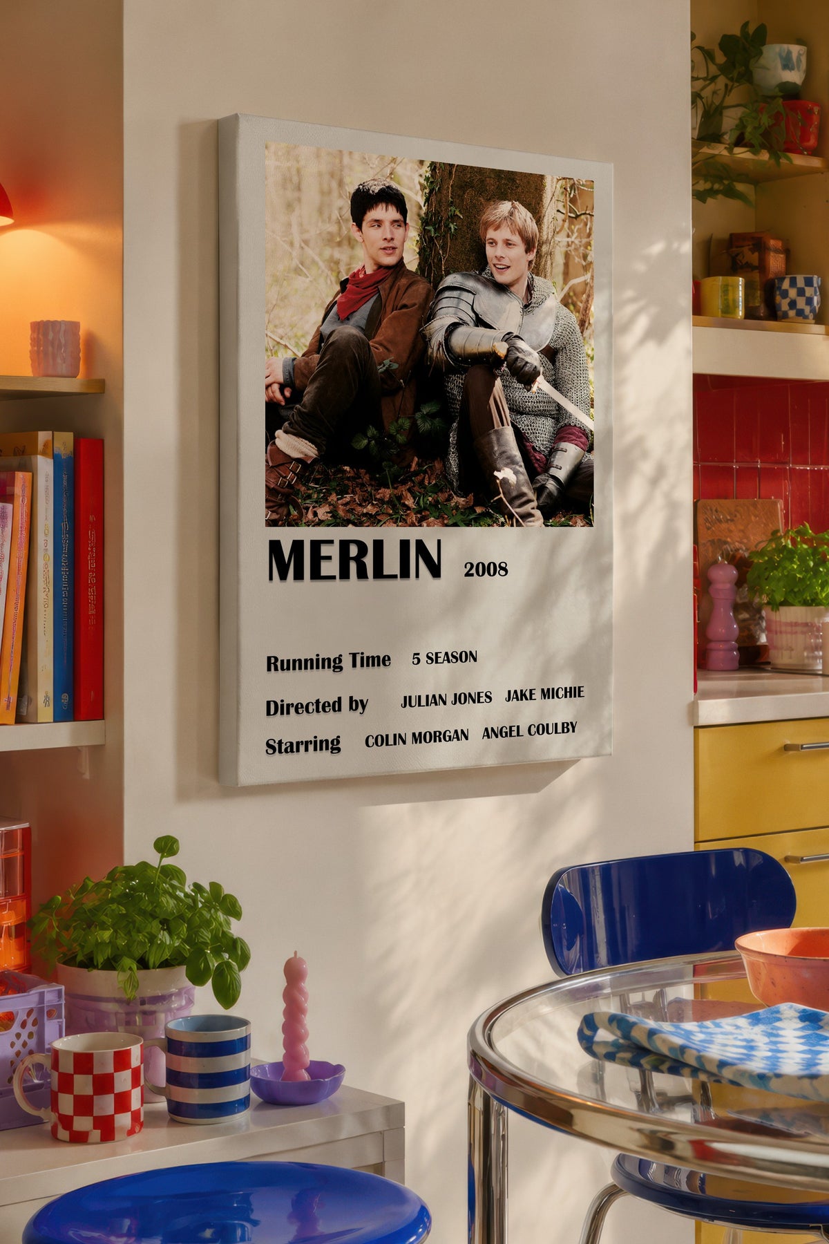 MERLIN 2008 Film Kanvas Tablo