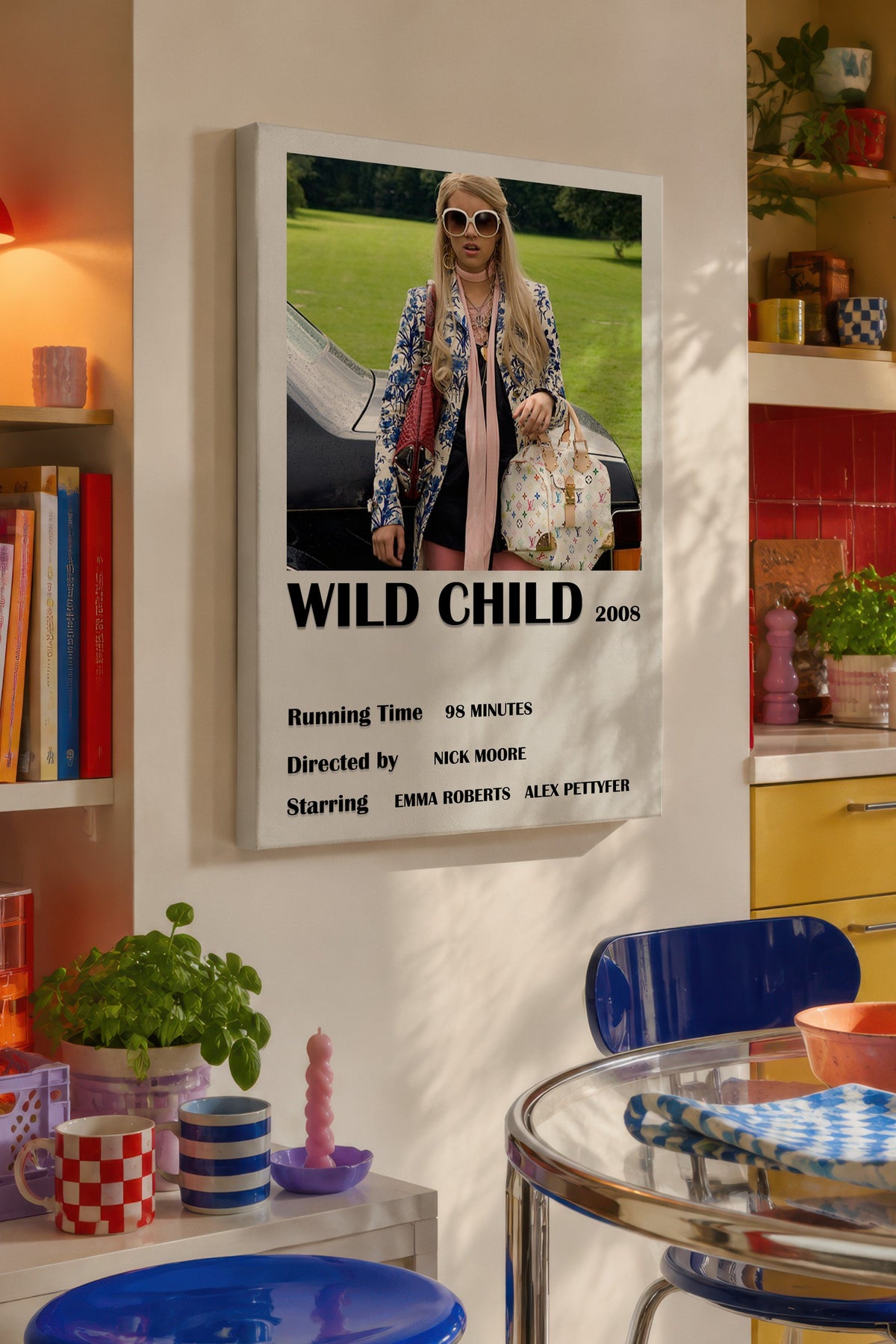 WILD CHILD 2008 Film Kanvas Tablo