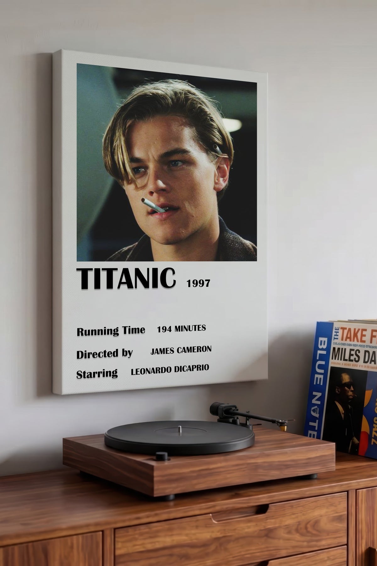 TITANIC 1997 Film Kanvas Tablo