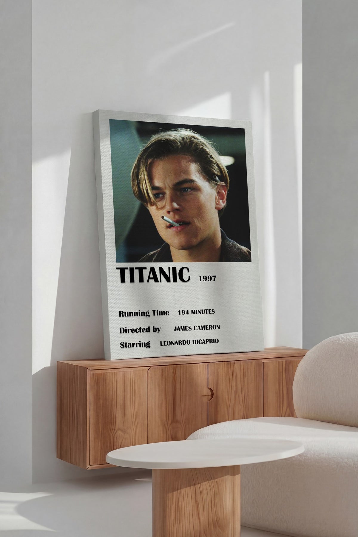 TITANIC 1997 Film Kanvas Tablo