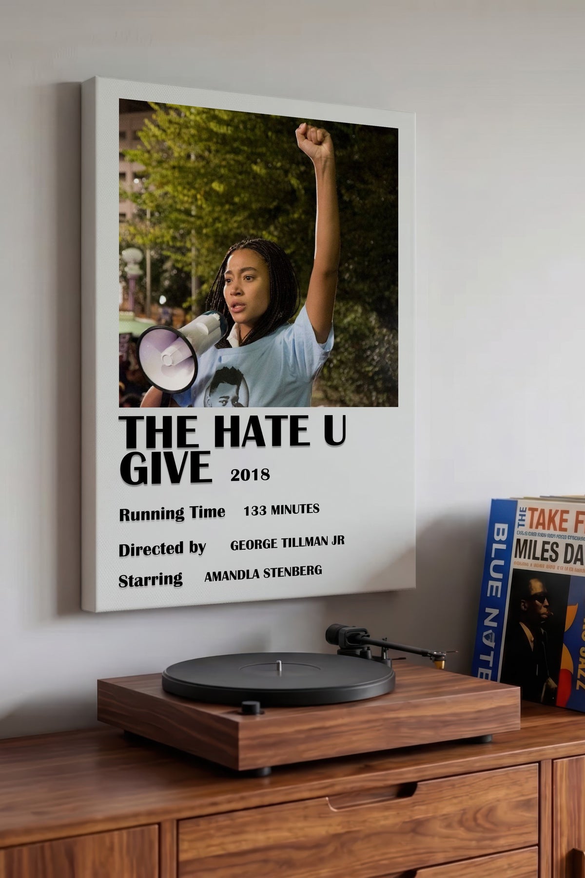 THE HATE U GIVE Film Kanvas Tablo